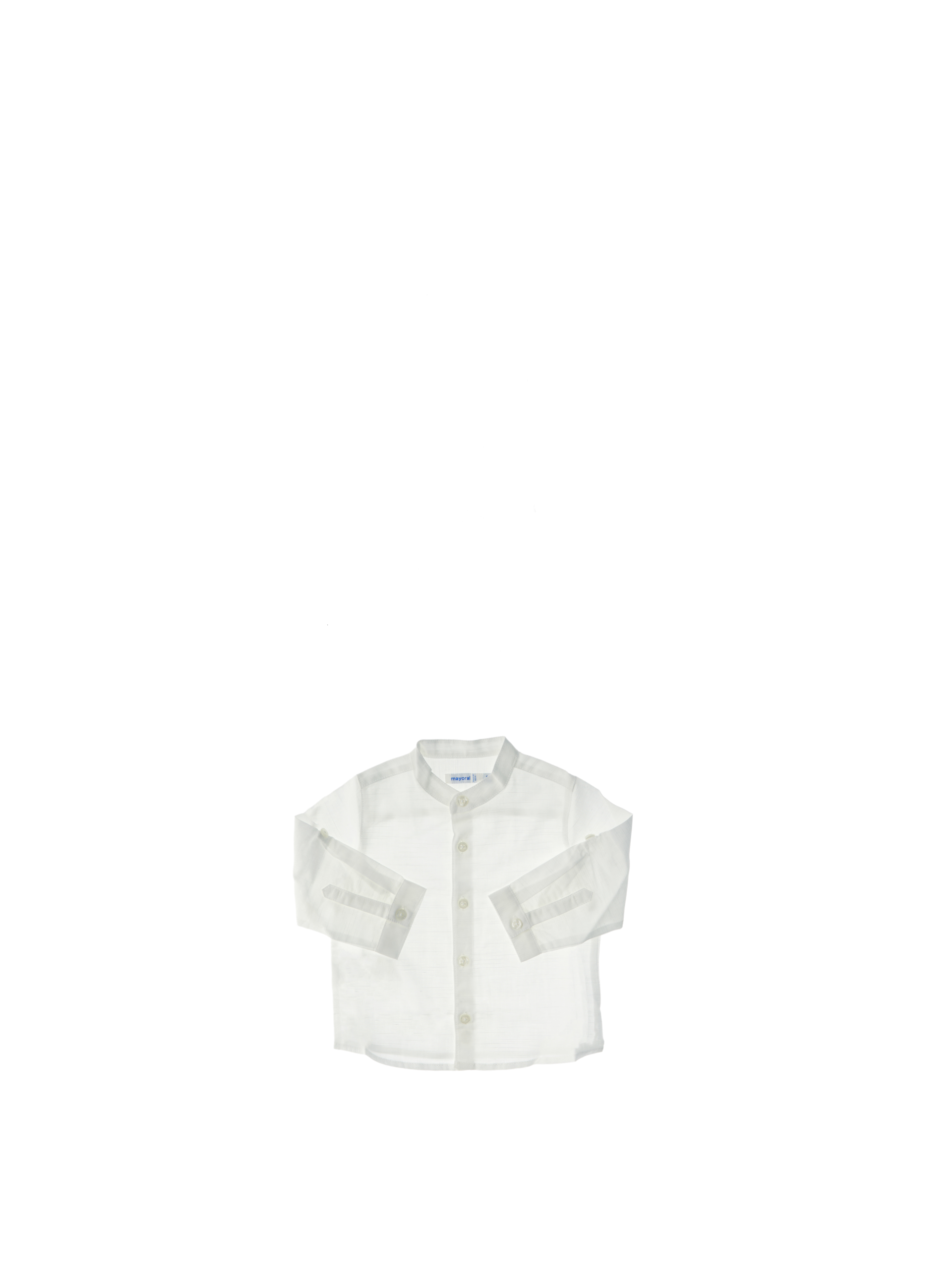 Camicia lino cotone PANNA 2A