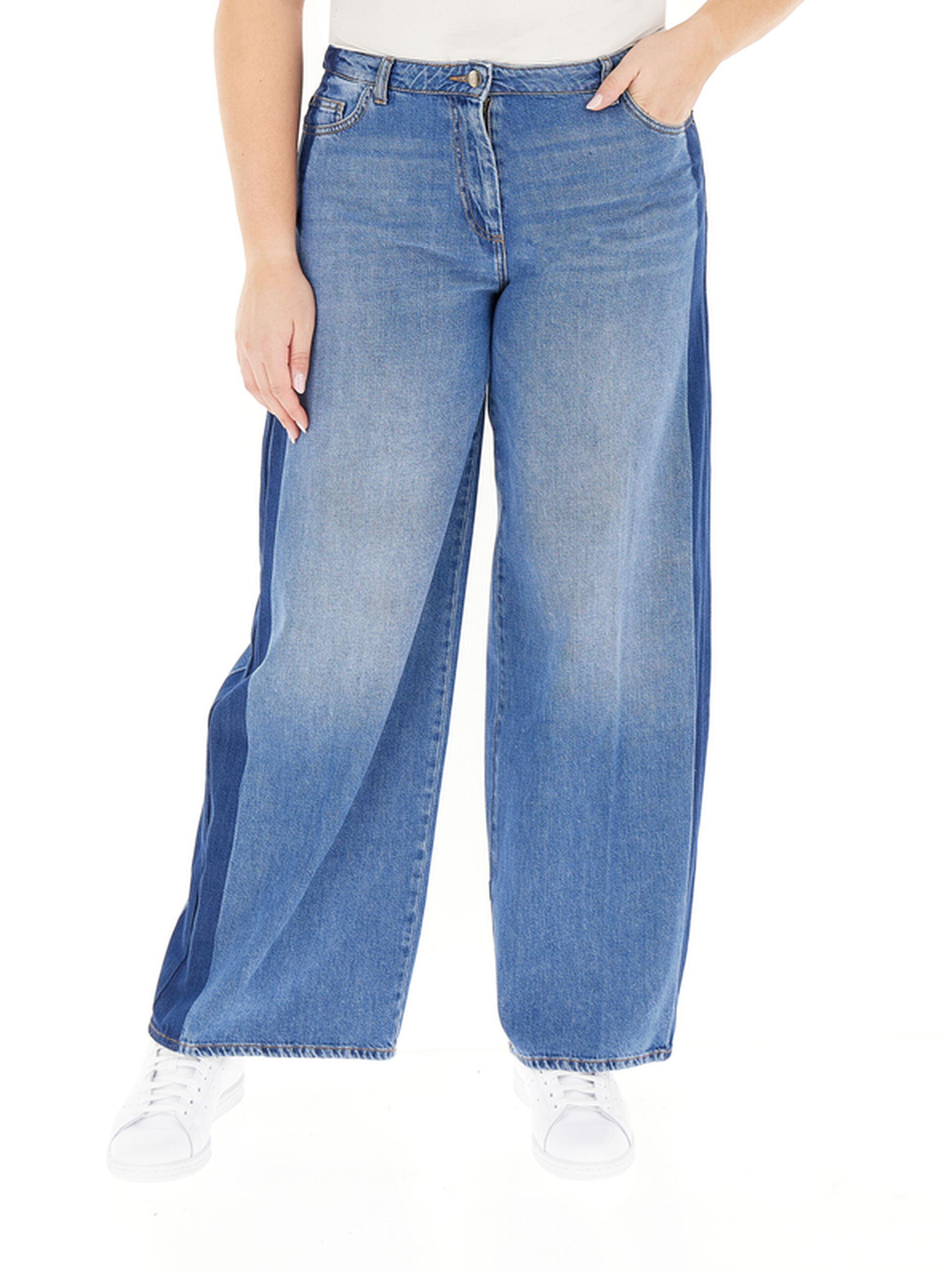 Jeans wide leg BLU 19