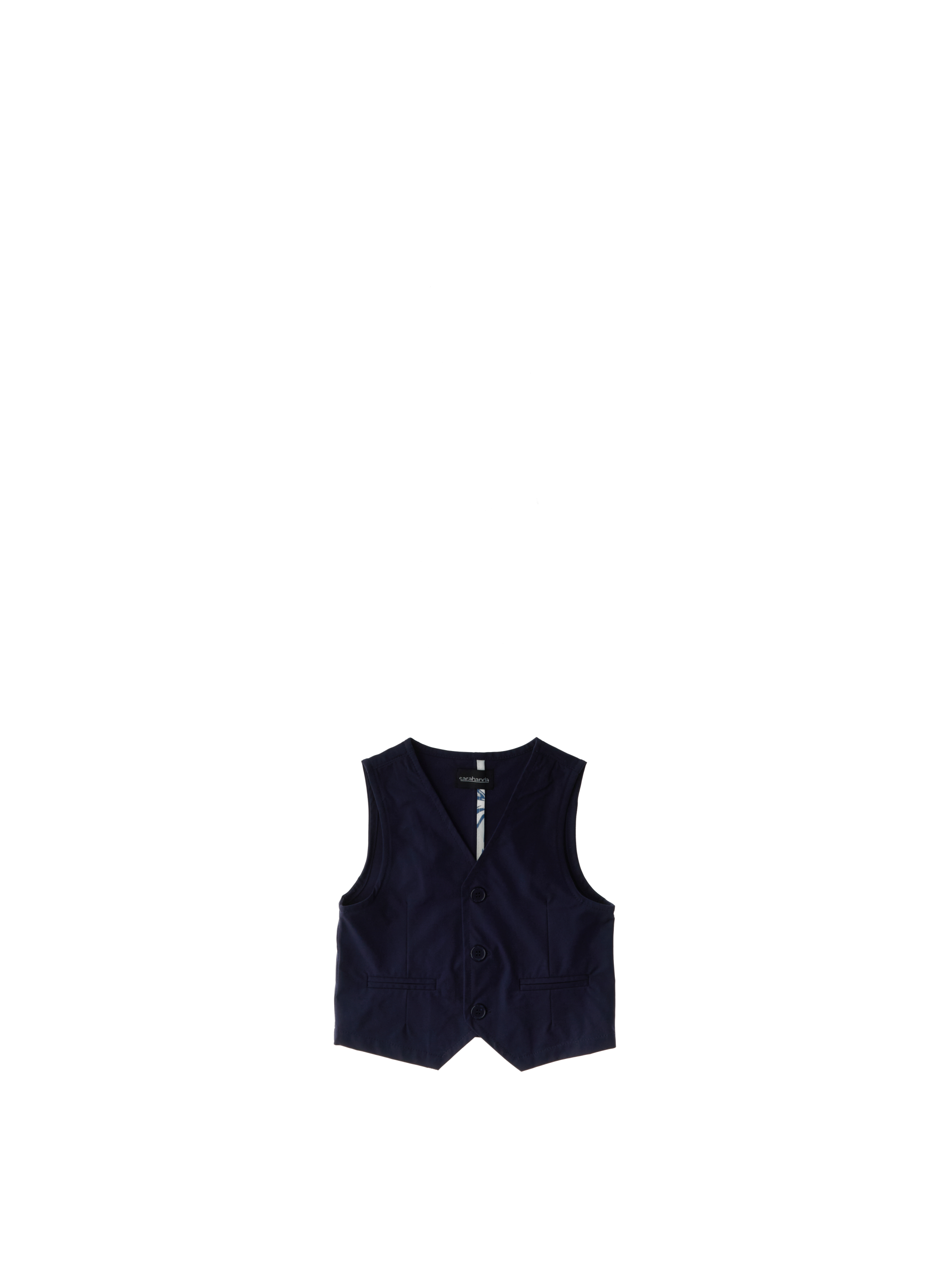 SARABANDA Gilet monopetto BLU NAVY