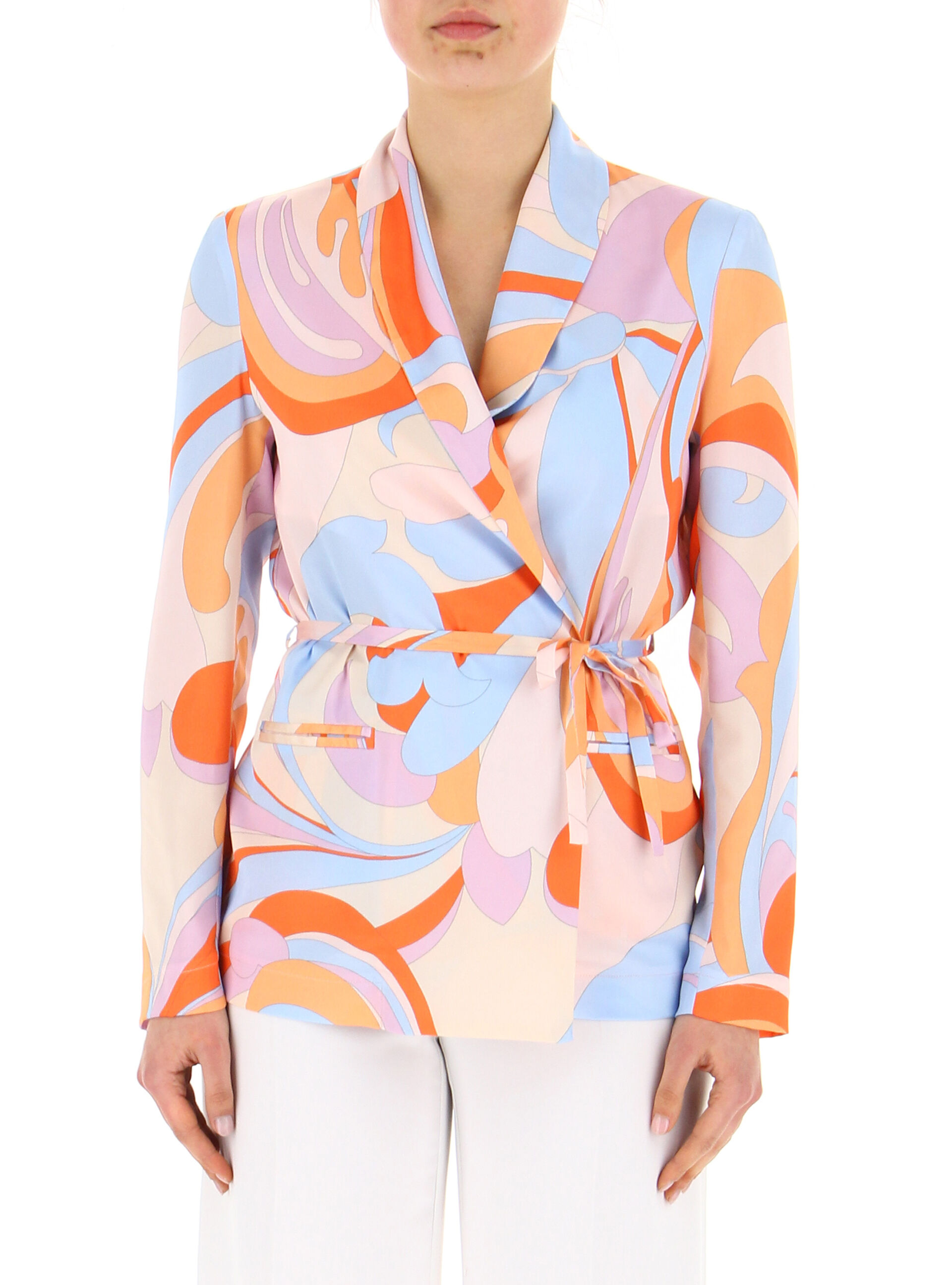 Blazer collo scialle MULTICOLOR