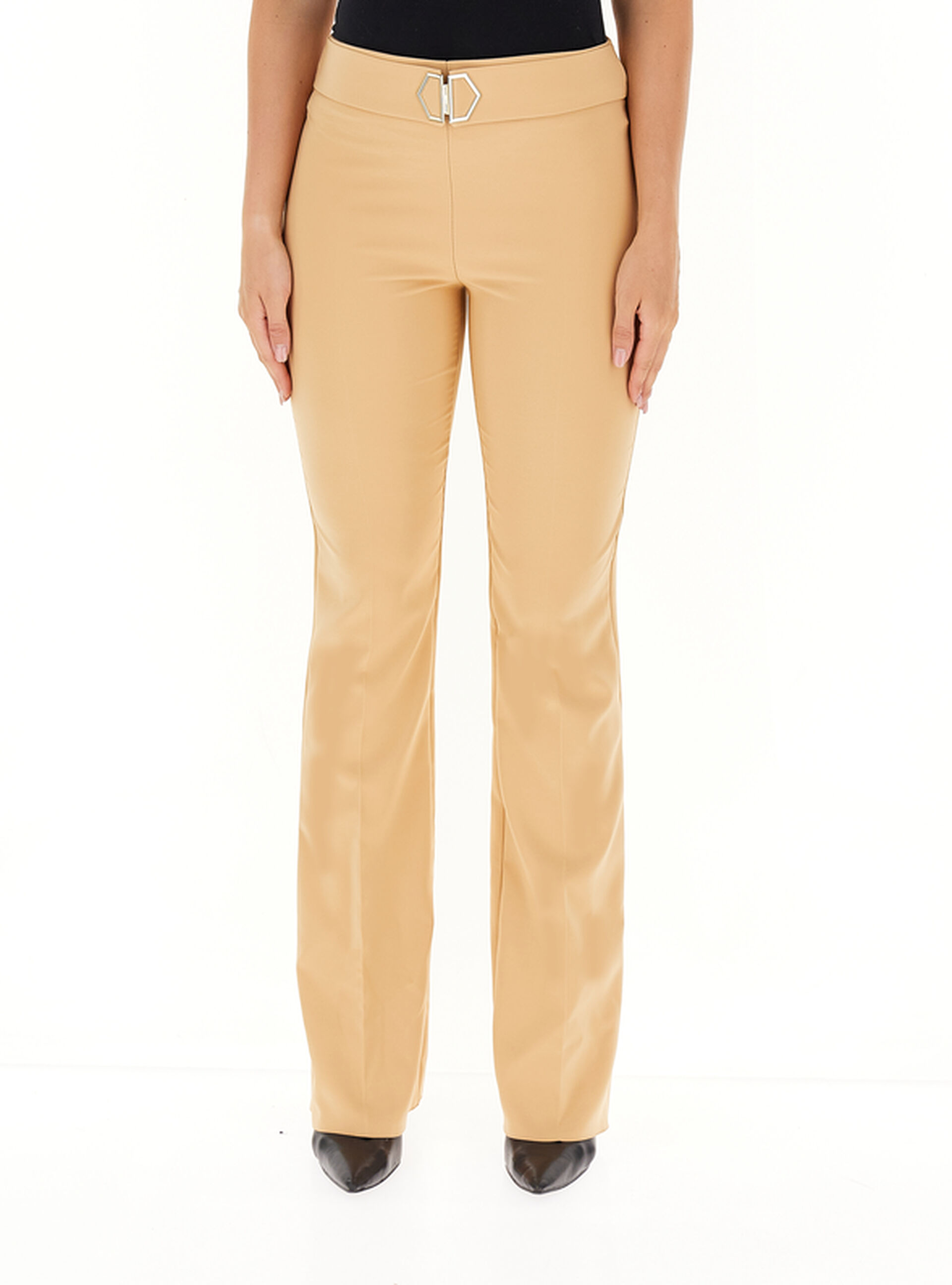 Pantalone flare BEIGE XL