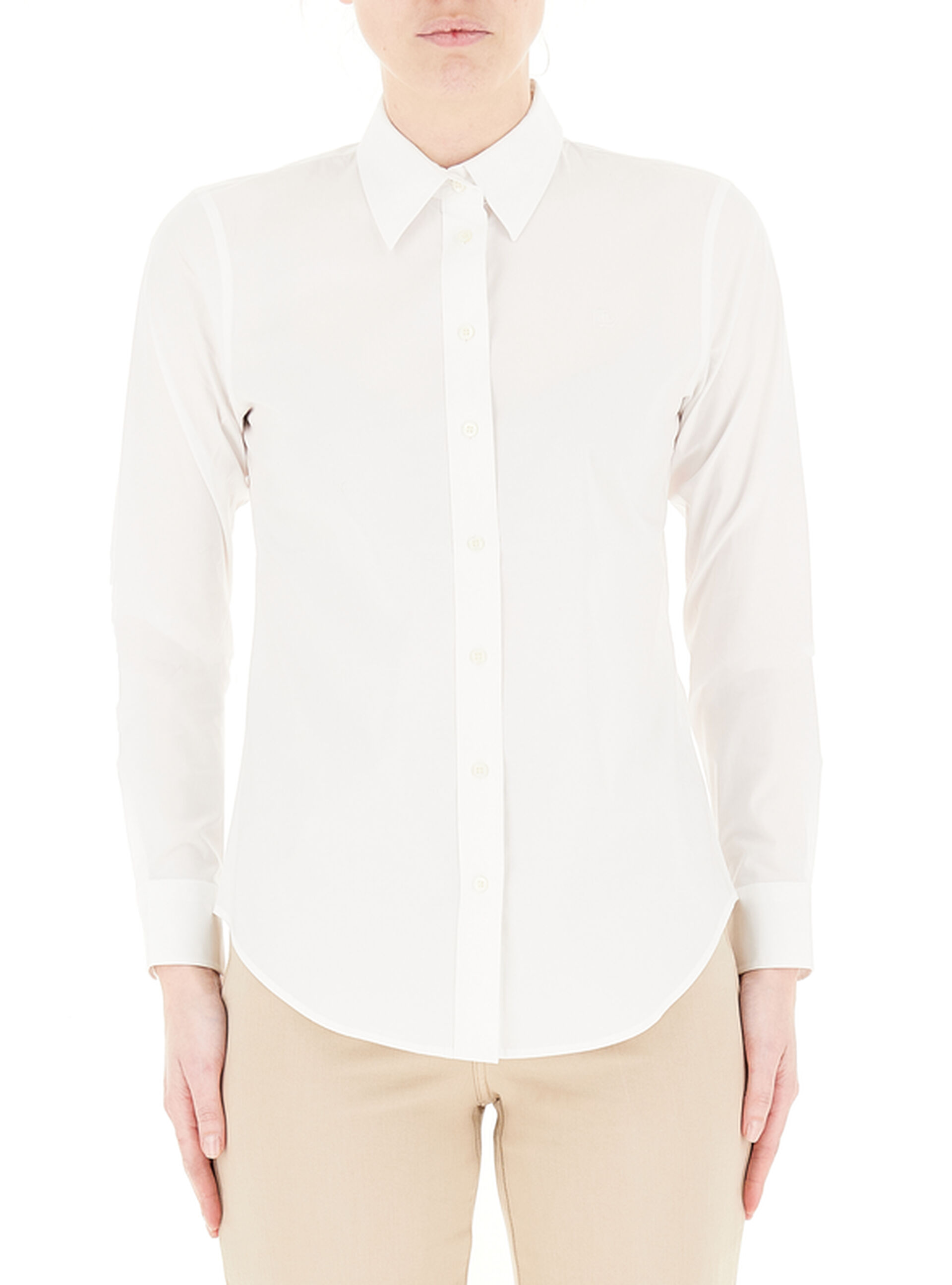 Camicia in cotone PANNA