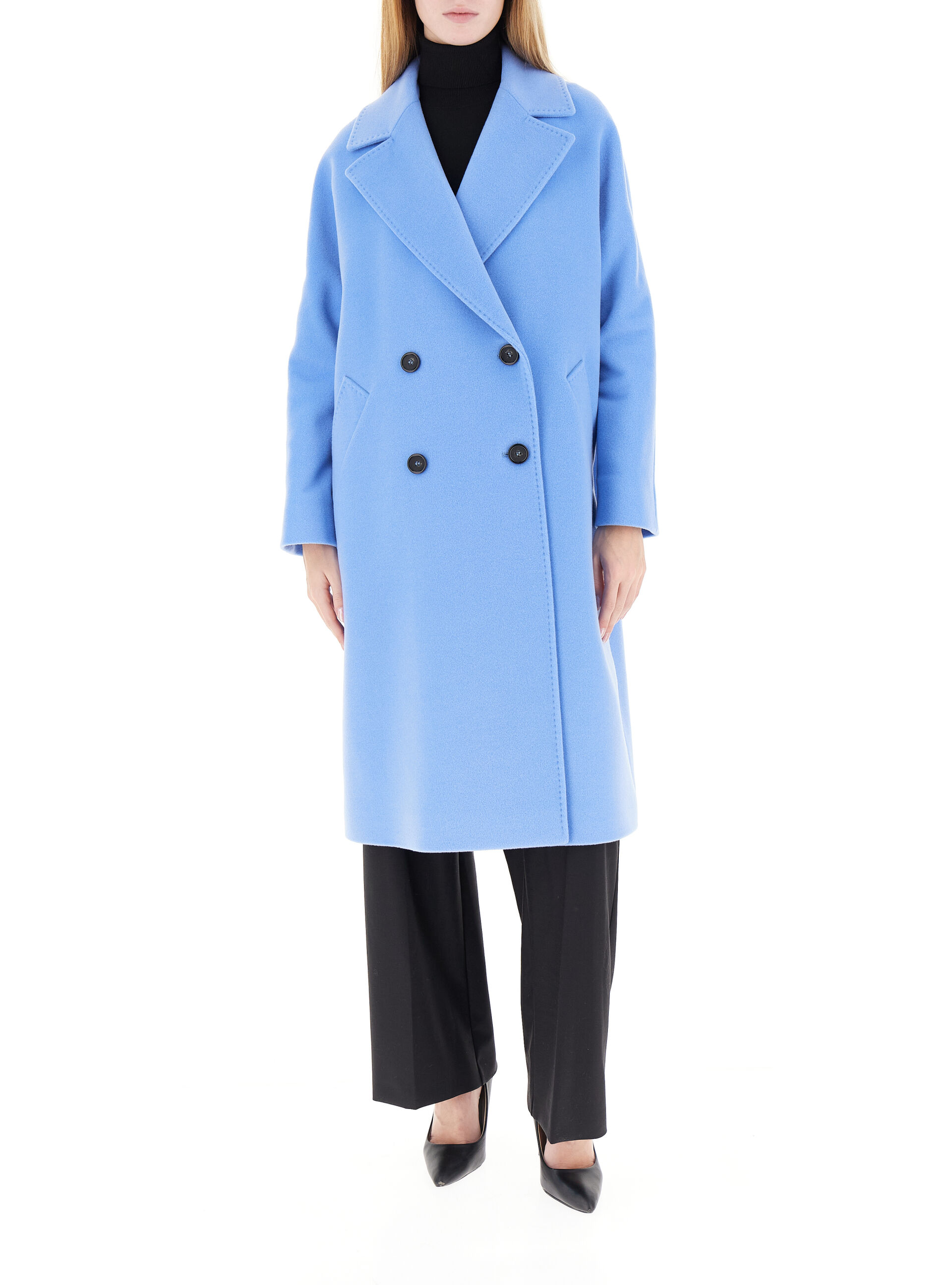 Cappotto doppiopetto CELESTE 44