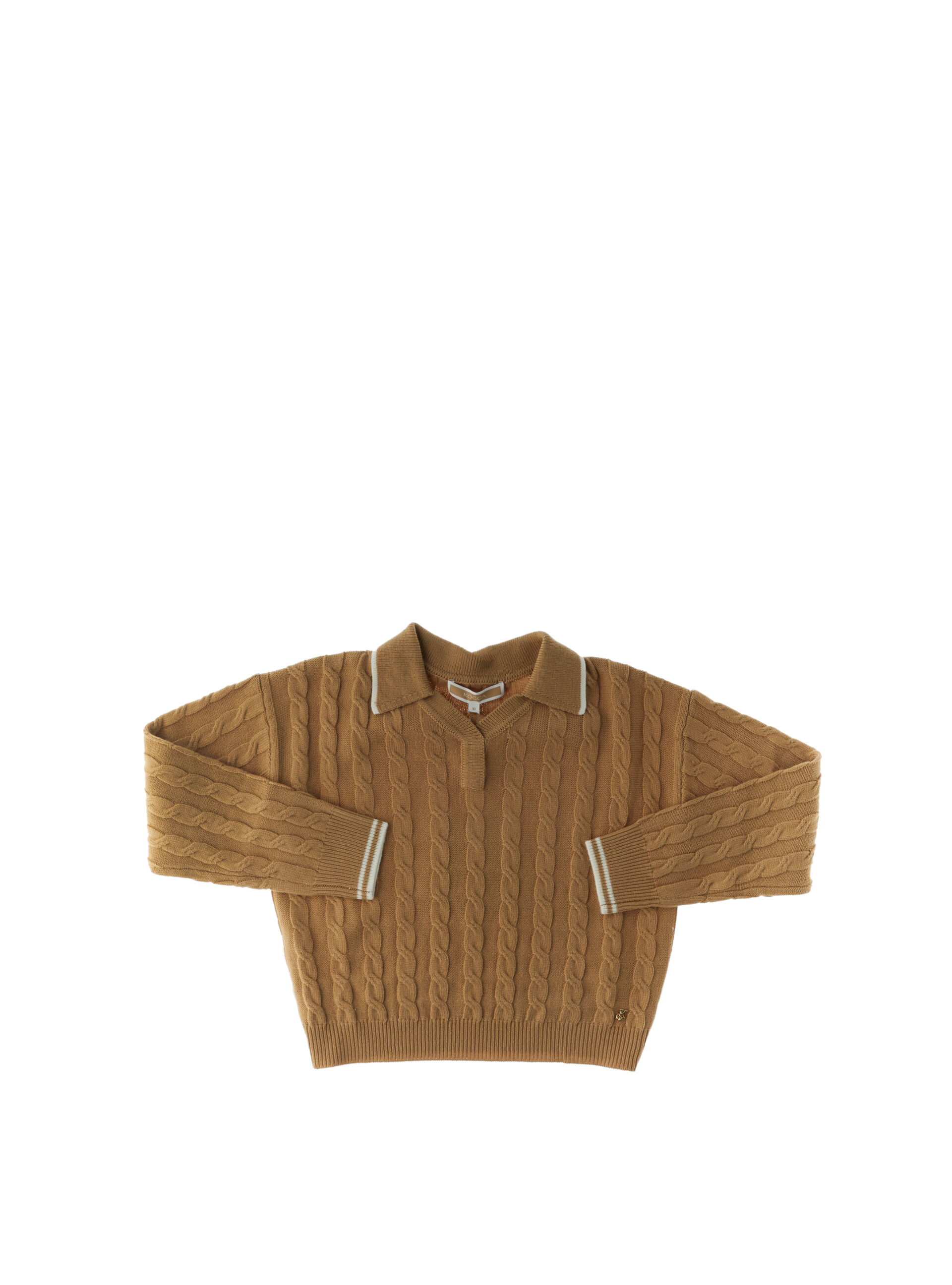 Maglione a trecce CAMMELLO 10
