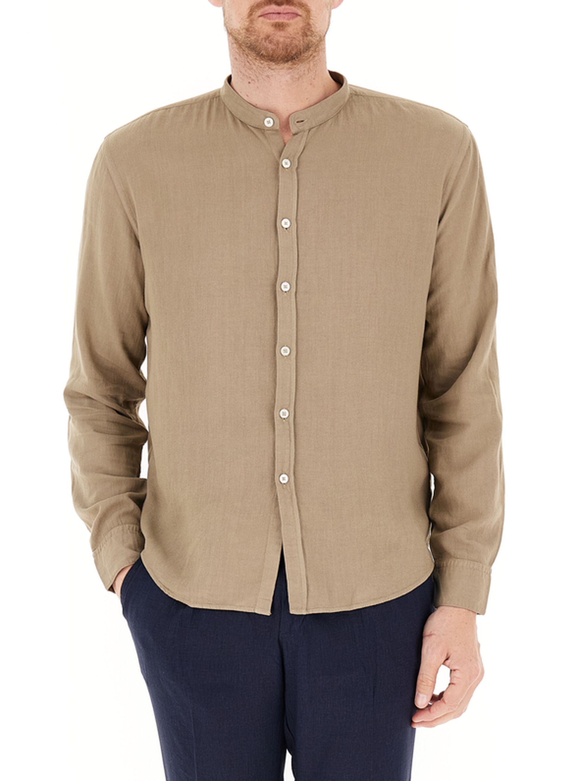 QB24 Camicia in lino ECRU