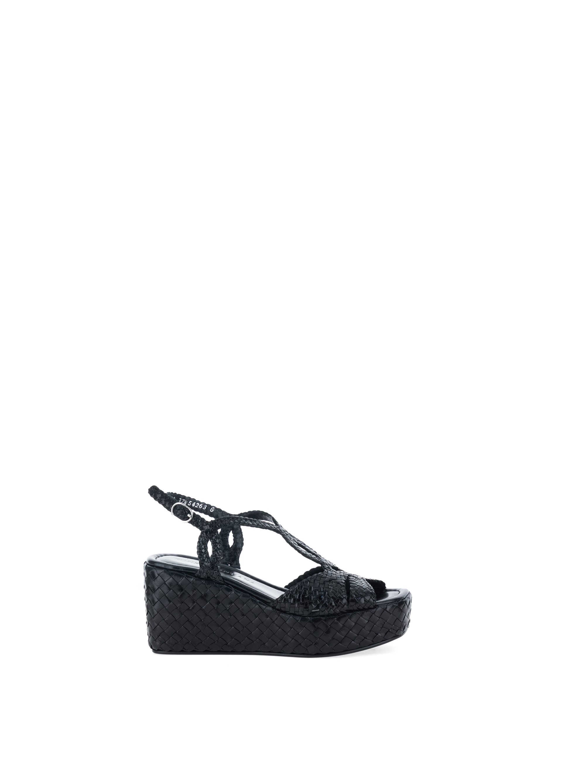 Sandali in pelle NERO
