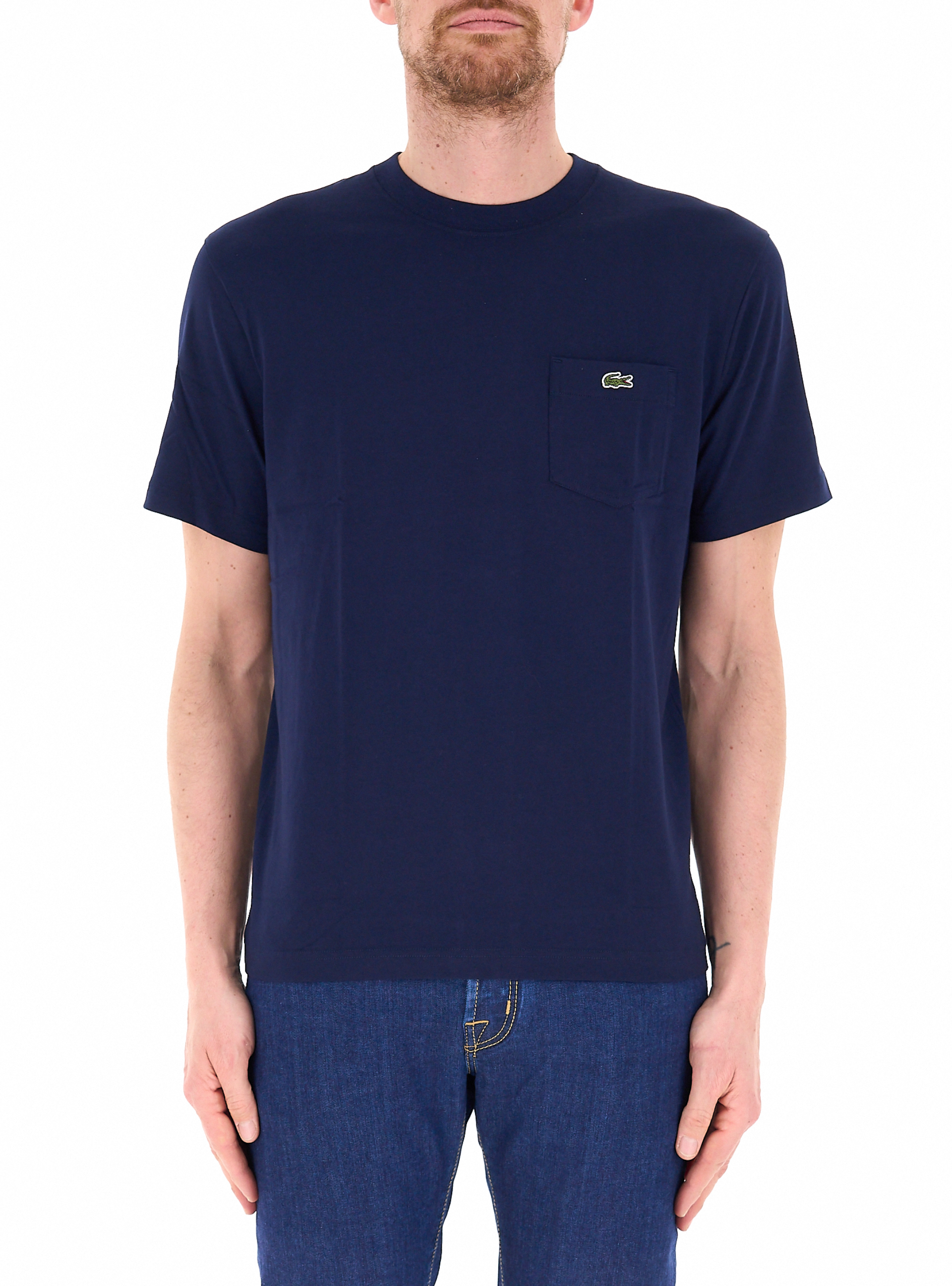 Lacoste T-shirt in cotone BLU NAVY