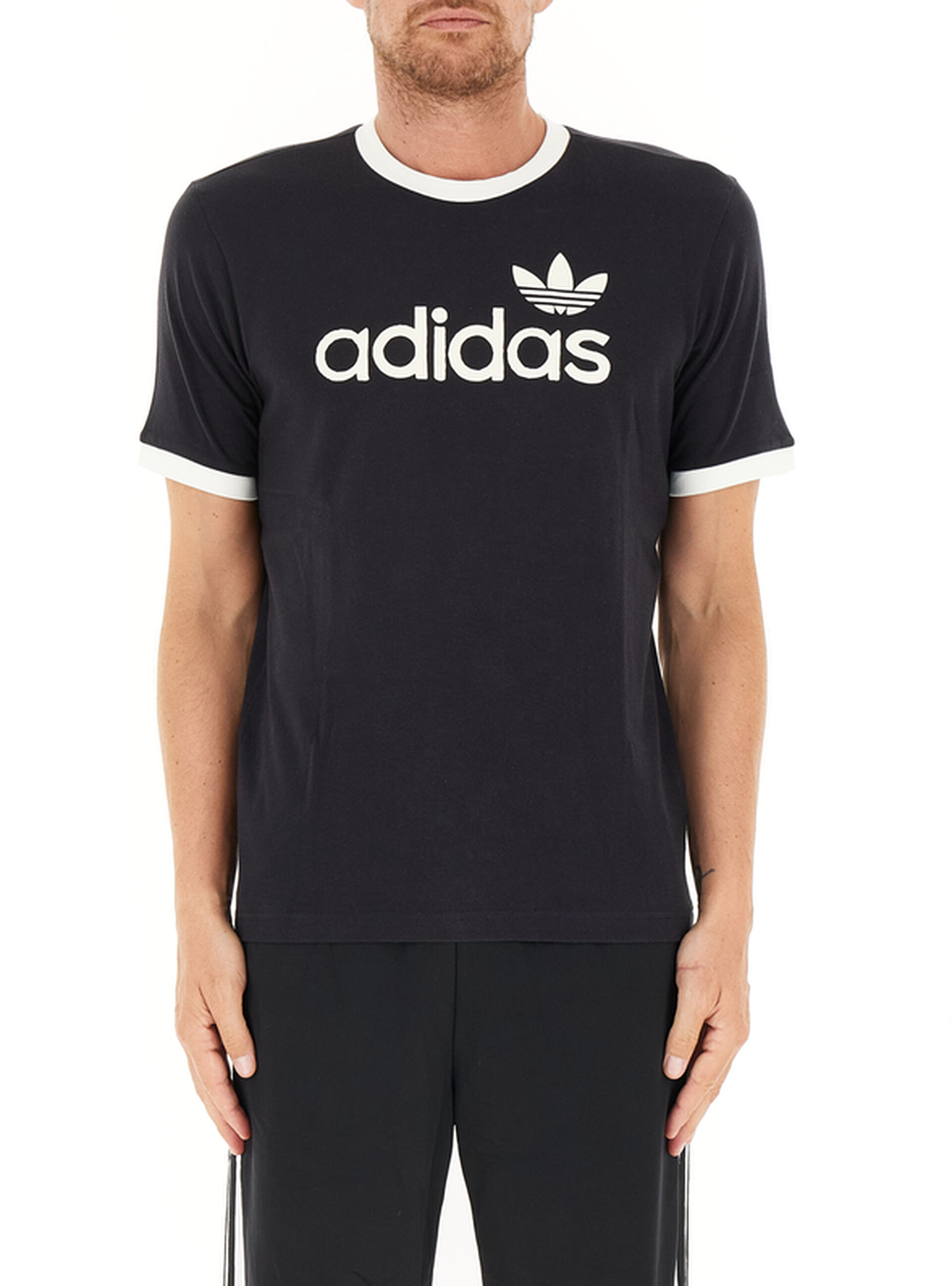 Adidas T-shirt girocollo NERO