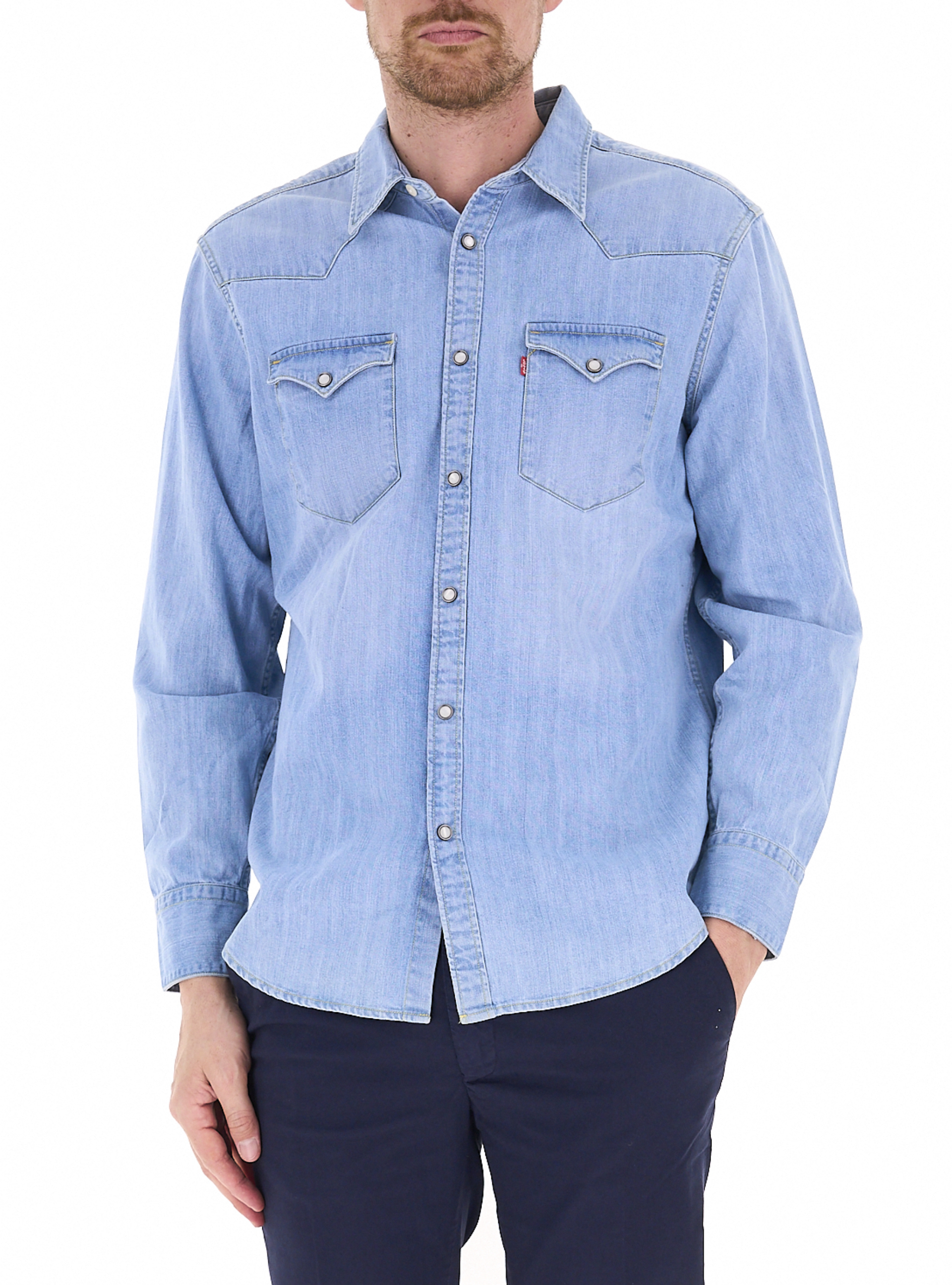 Camicia in jeans LEVI'S AZZURRO CHIARO