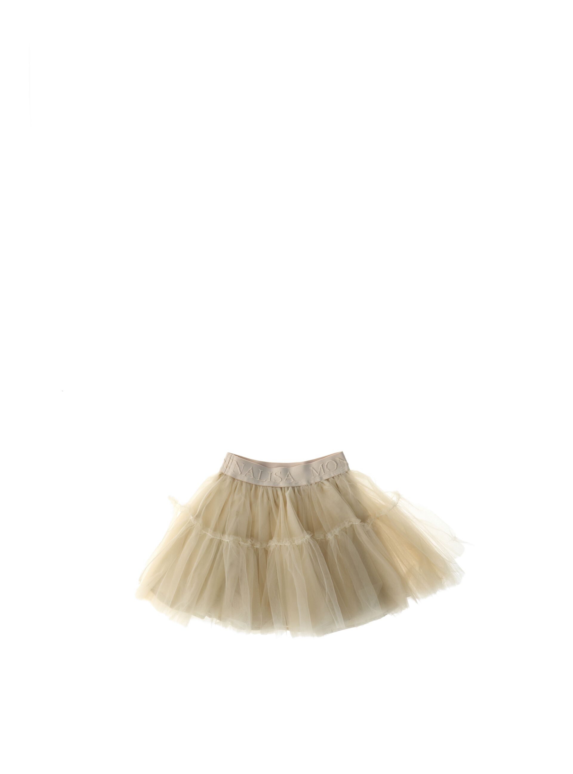 MONNALISA Gonna in tulle BEIGE 3