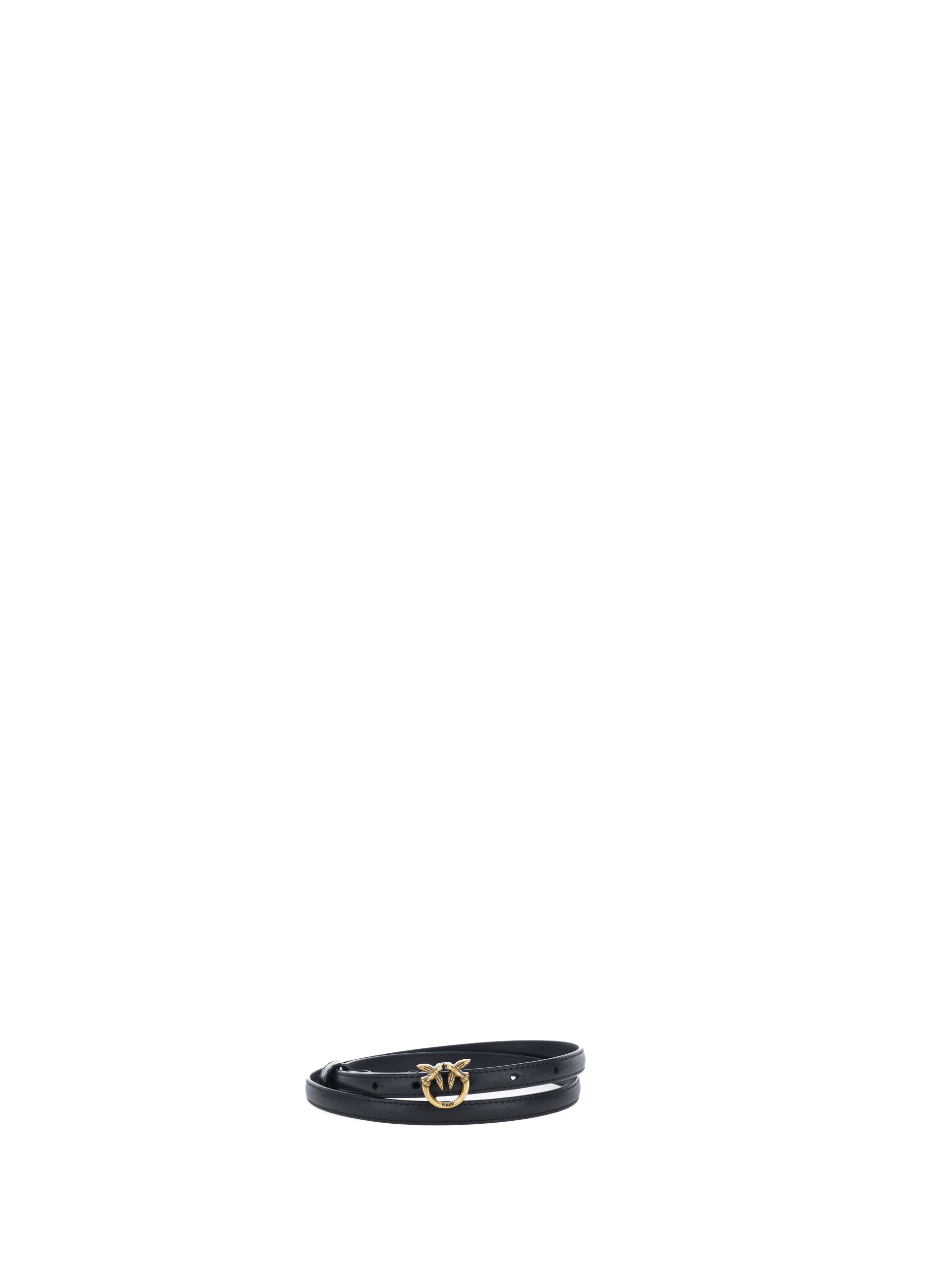 Pinko Cintura in pelle BAG NERO