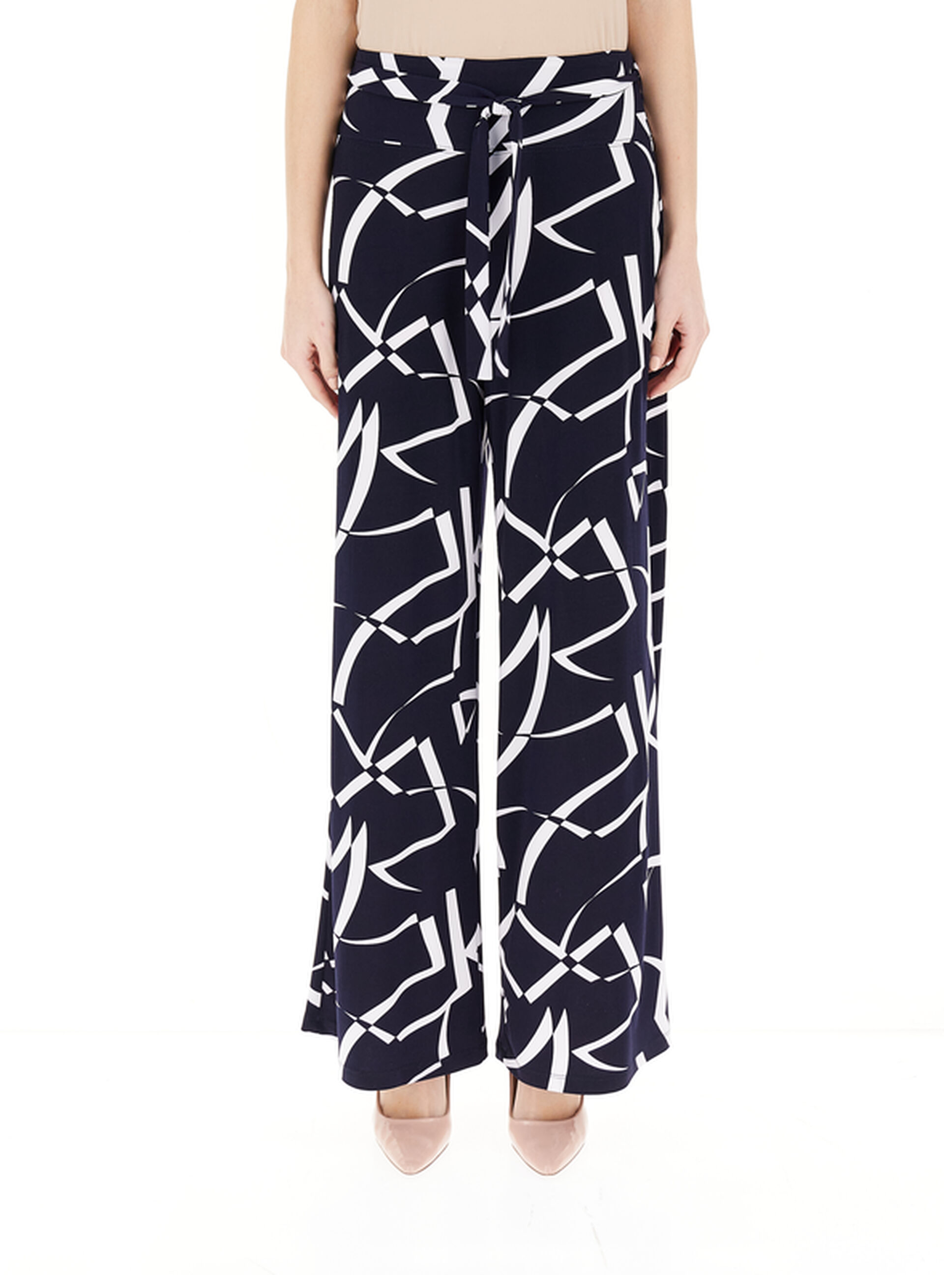 Pantalone a palazzo BLU NOTTE
