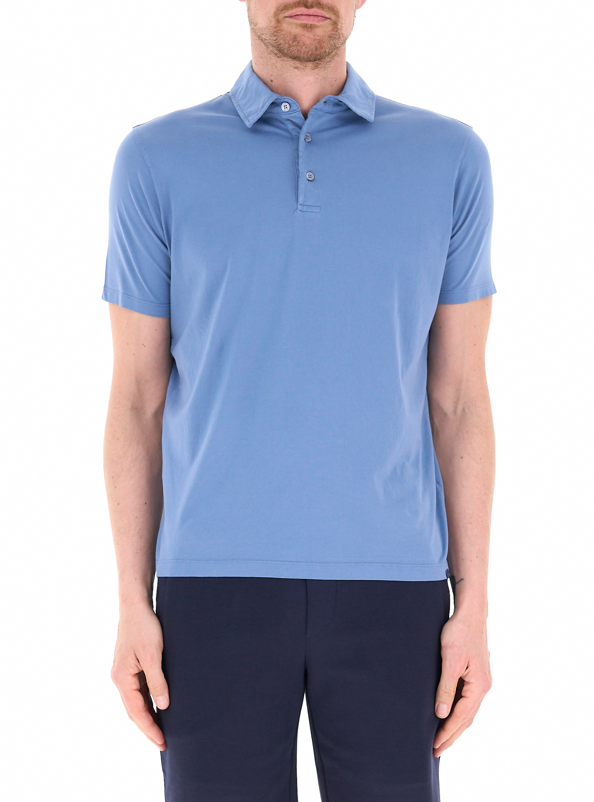 Polo maniche corte AZZURRO POLVERE