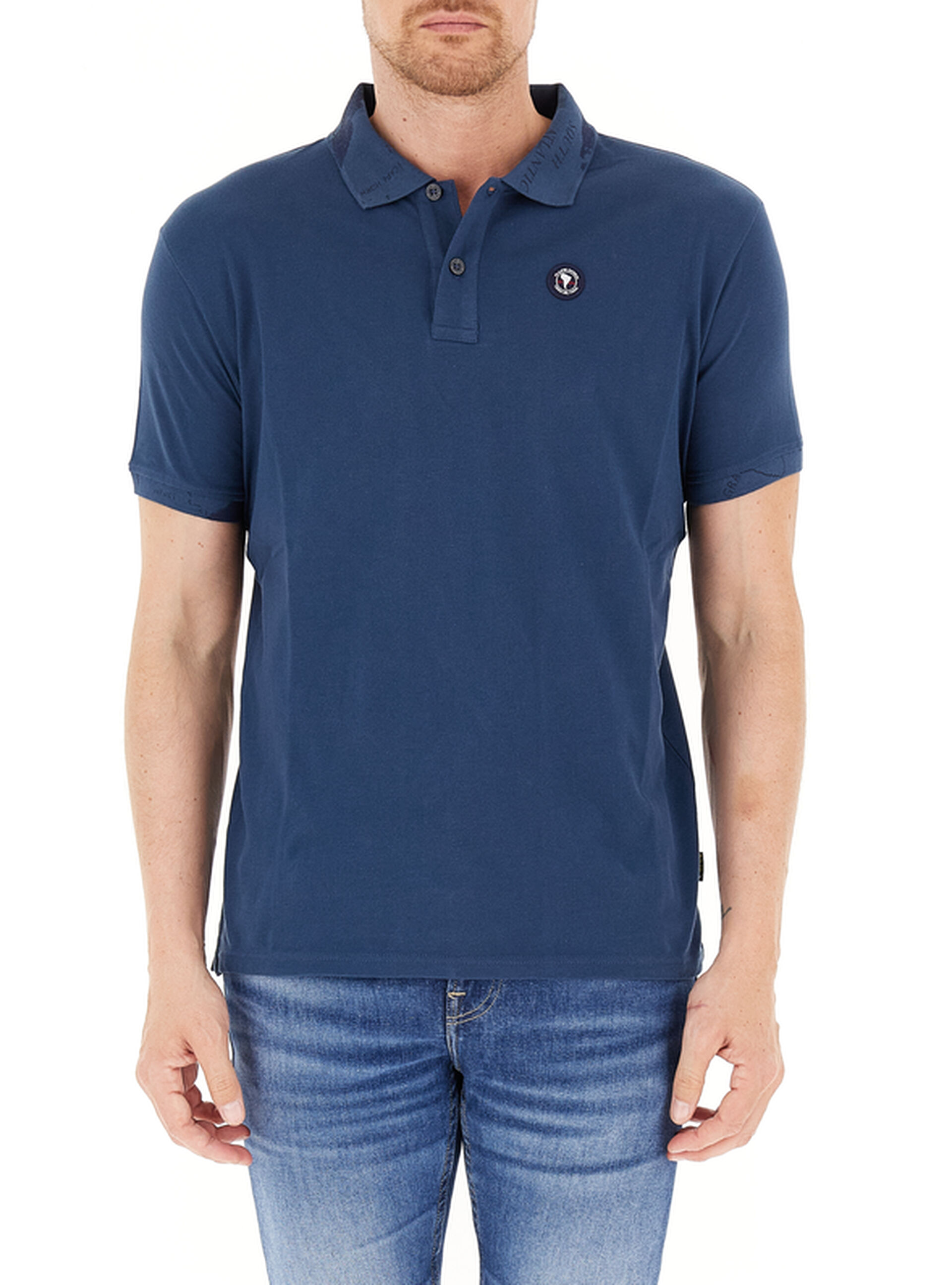 Polo maniche corte BLU AVIO