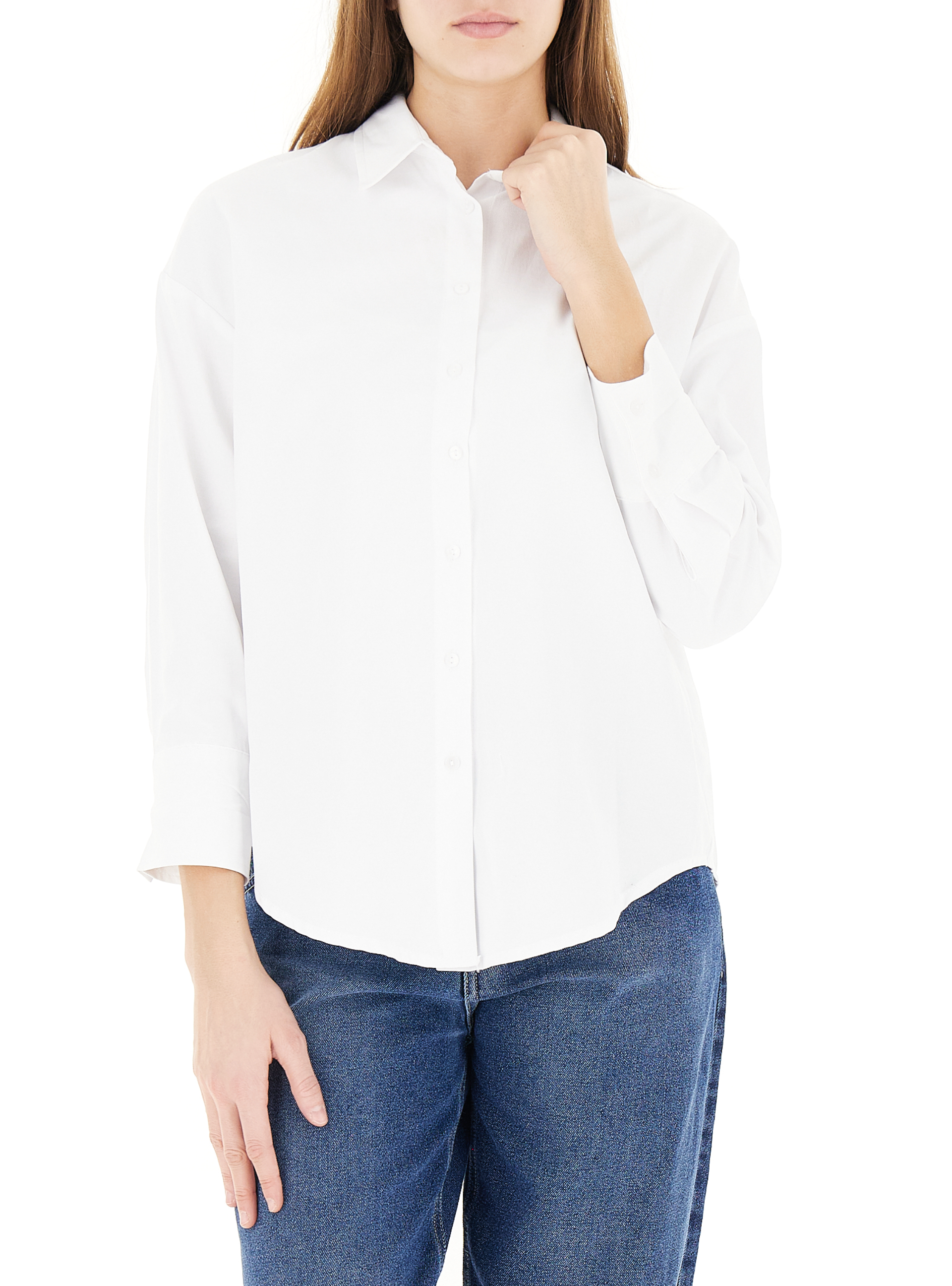 Dixie Camicia misto cotone PANNA