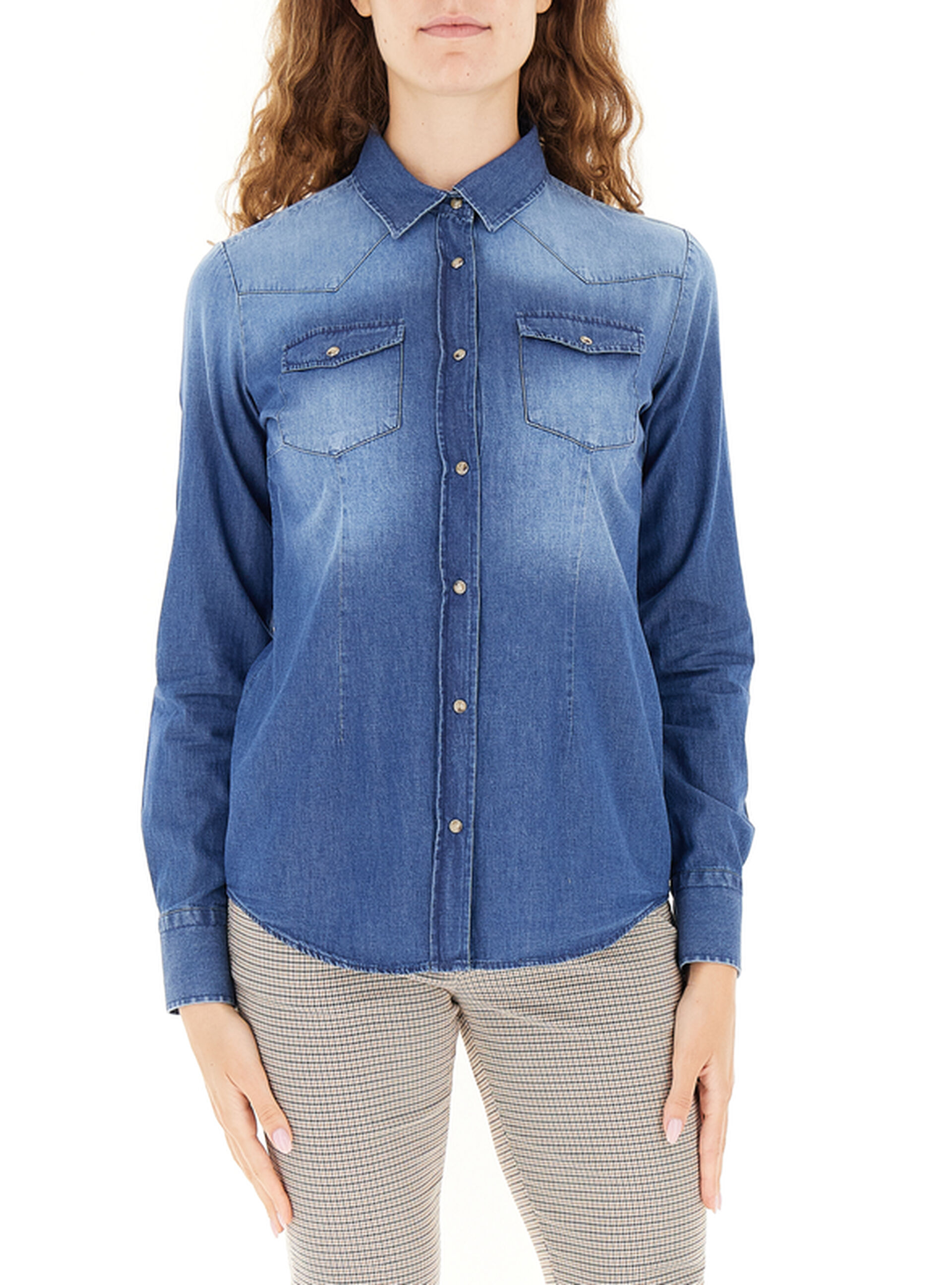 KOCCA Camicia in jeans BLU