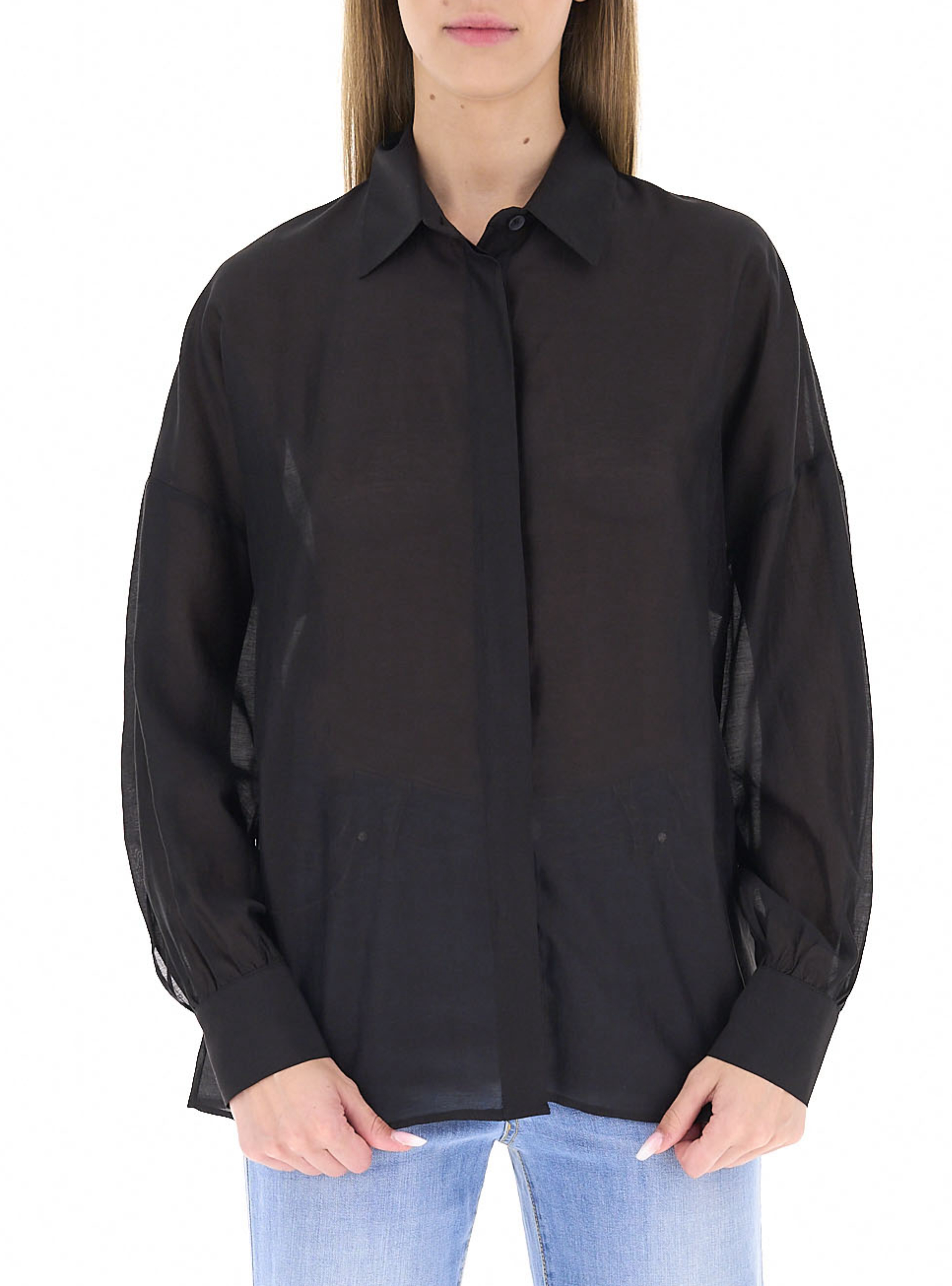 KOCCA Blusa maniche lunghe NERO