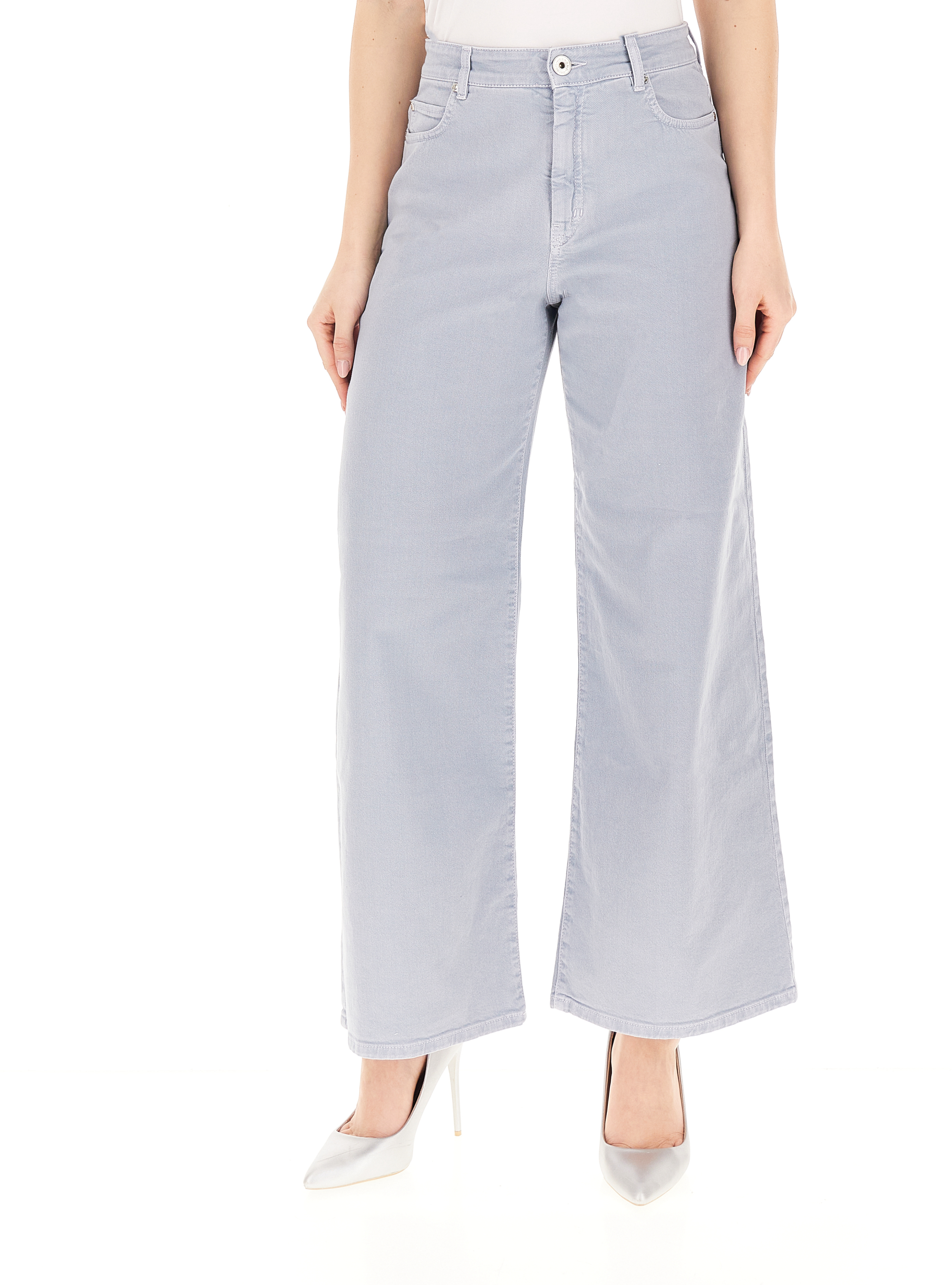 Pantalone a palazzo AZZURRO POLVERE