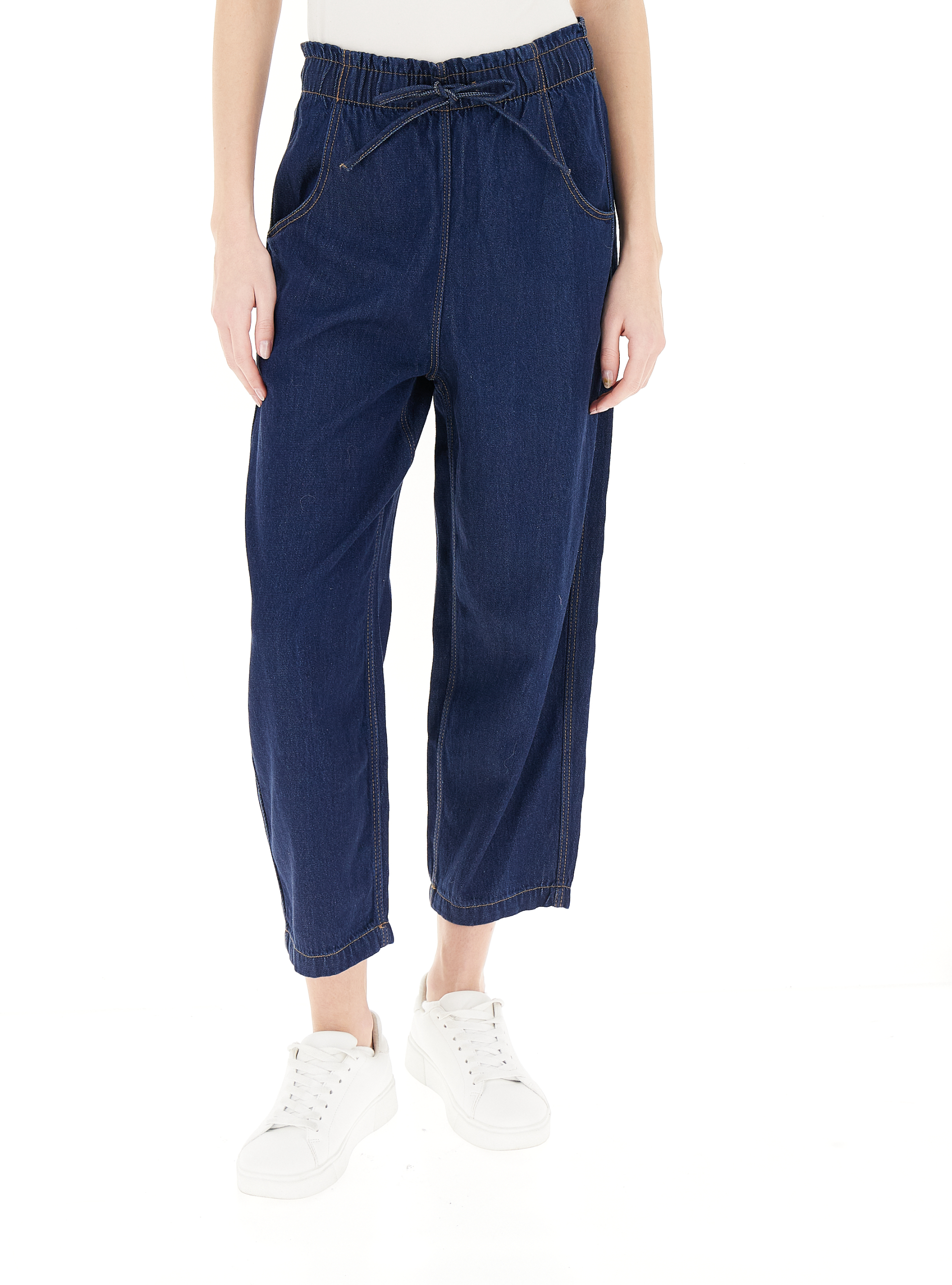 DEHA Pantalone in denim BLU S