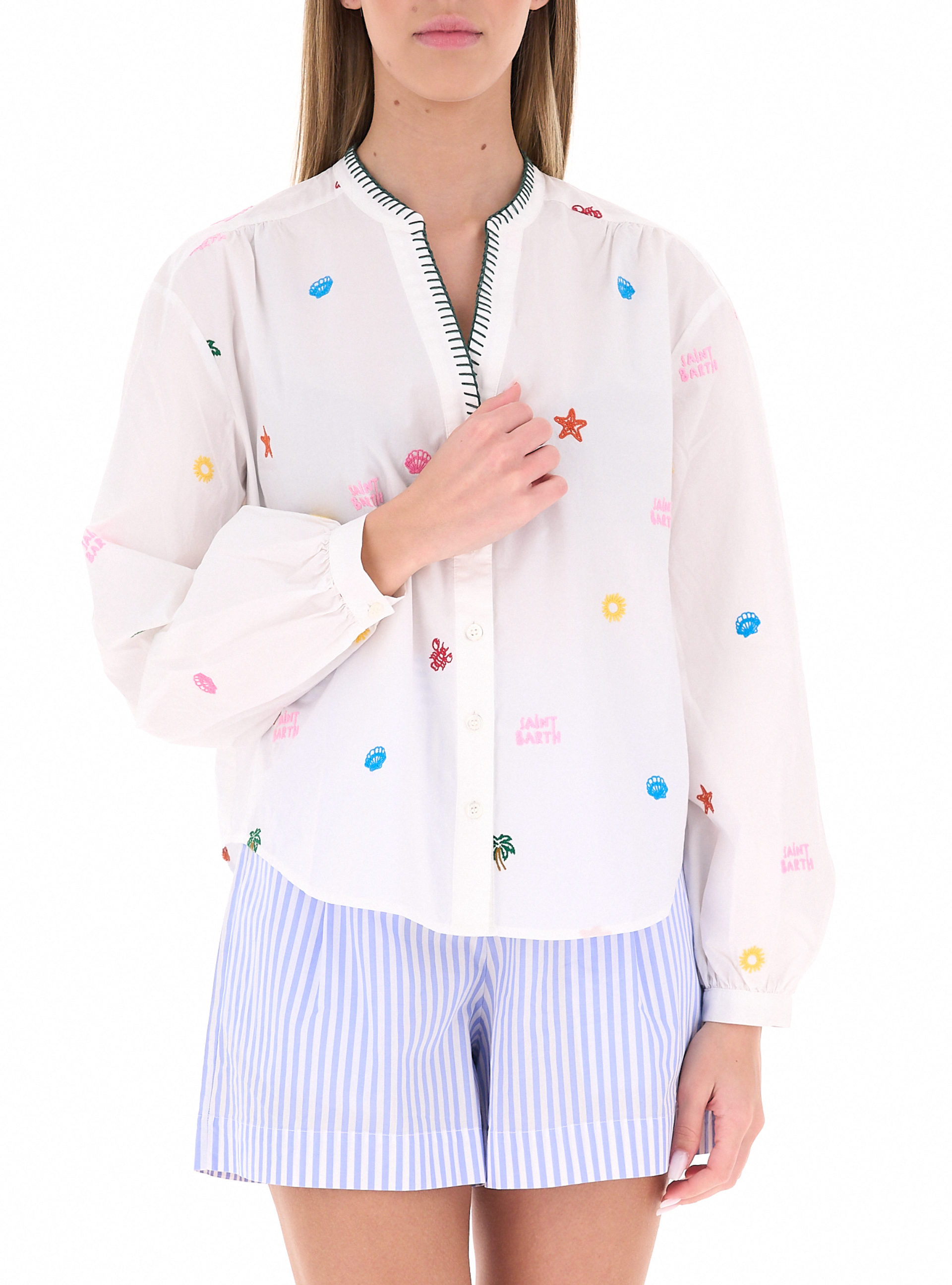 Blusa maniche lunghe PANNA S