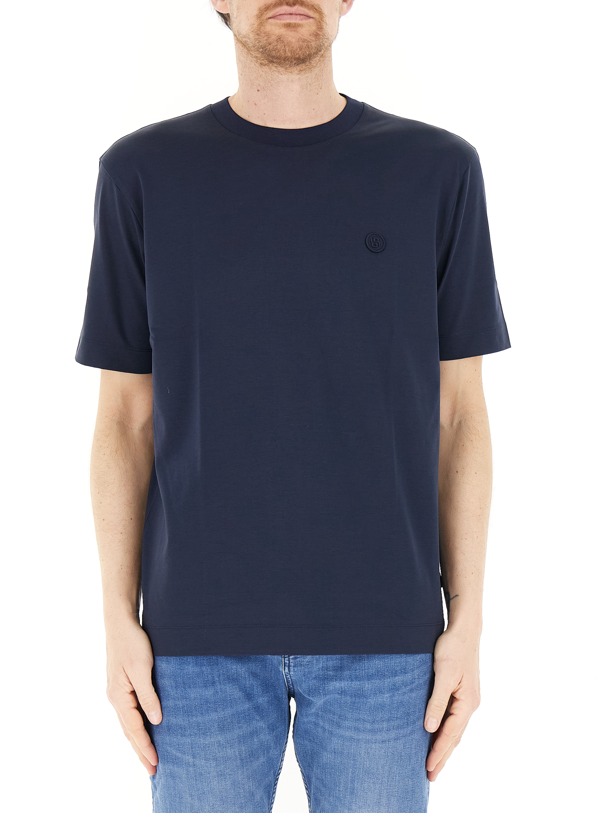 T-shirt girocollo BOSS BLU NAVY M