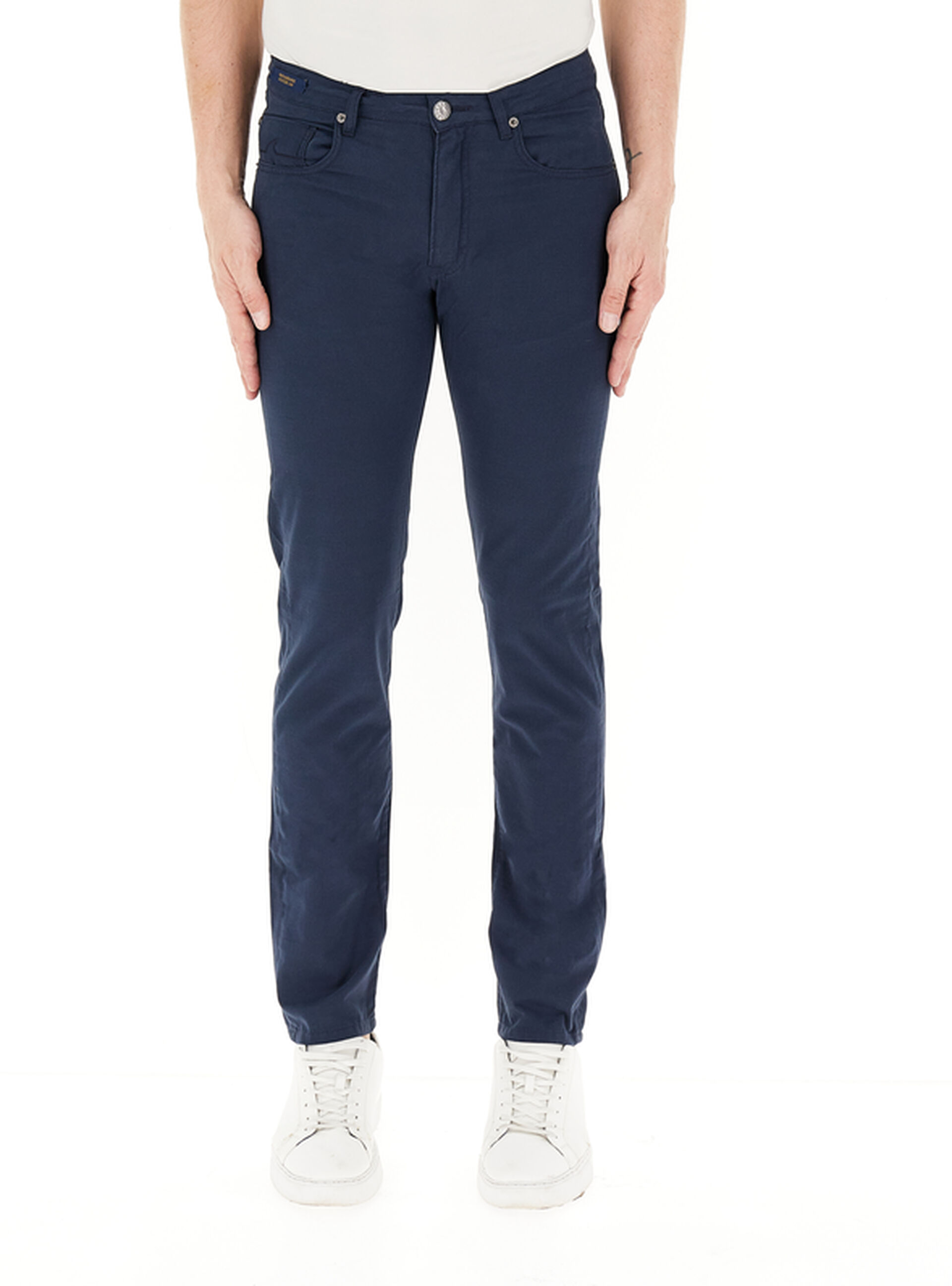 Pantalone in cotone BLU NAVY