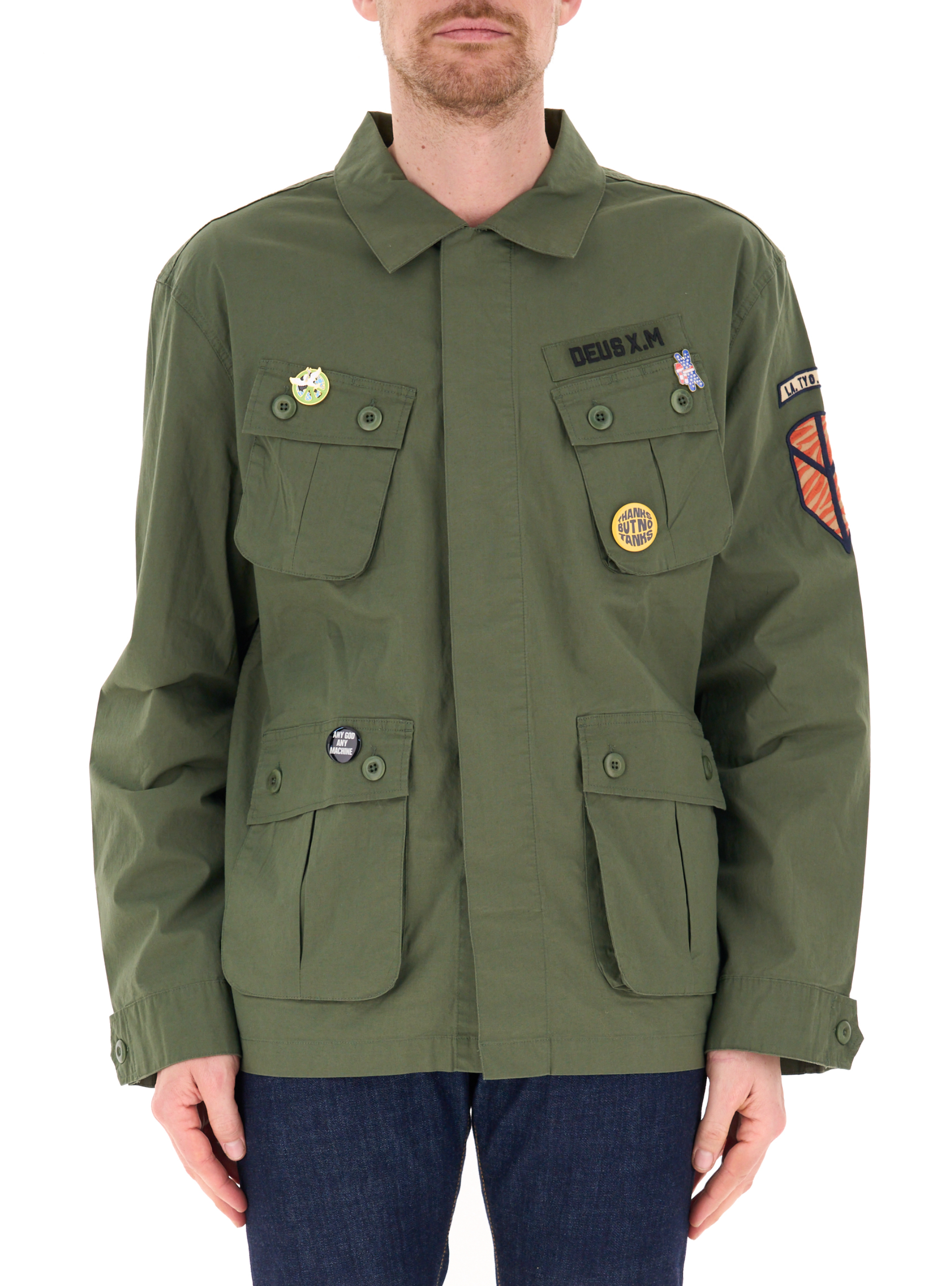 Giacca overshirt VERDE MILITARE