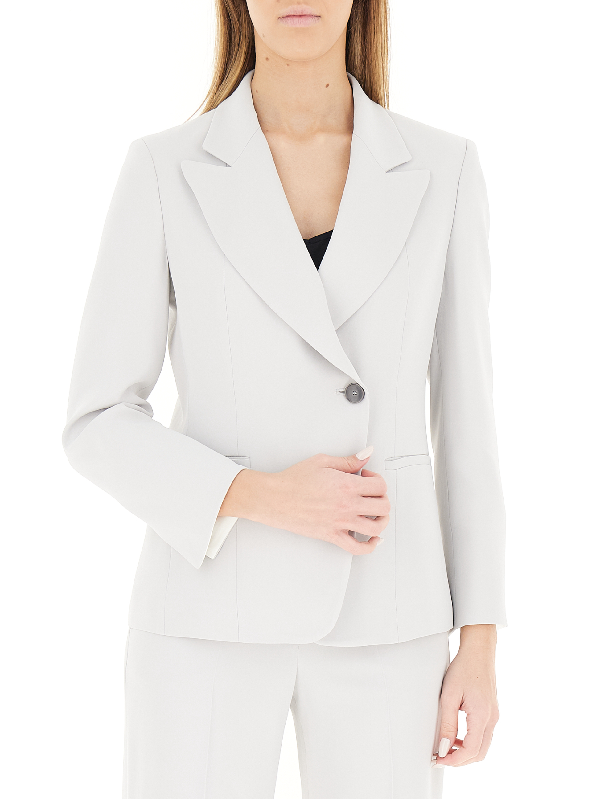 Blazer monopetto GRIGIO CHIARO 40