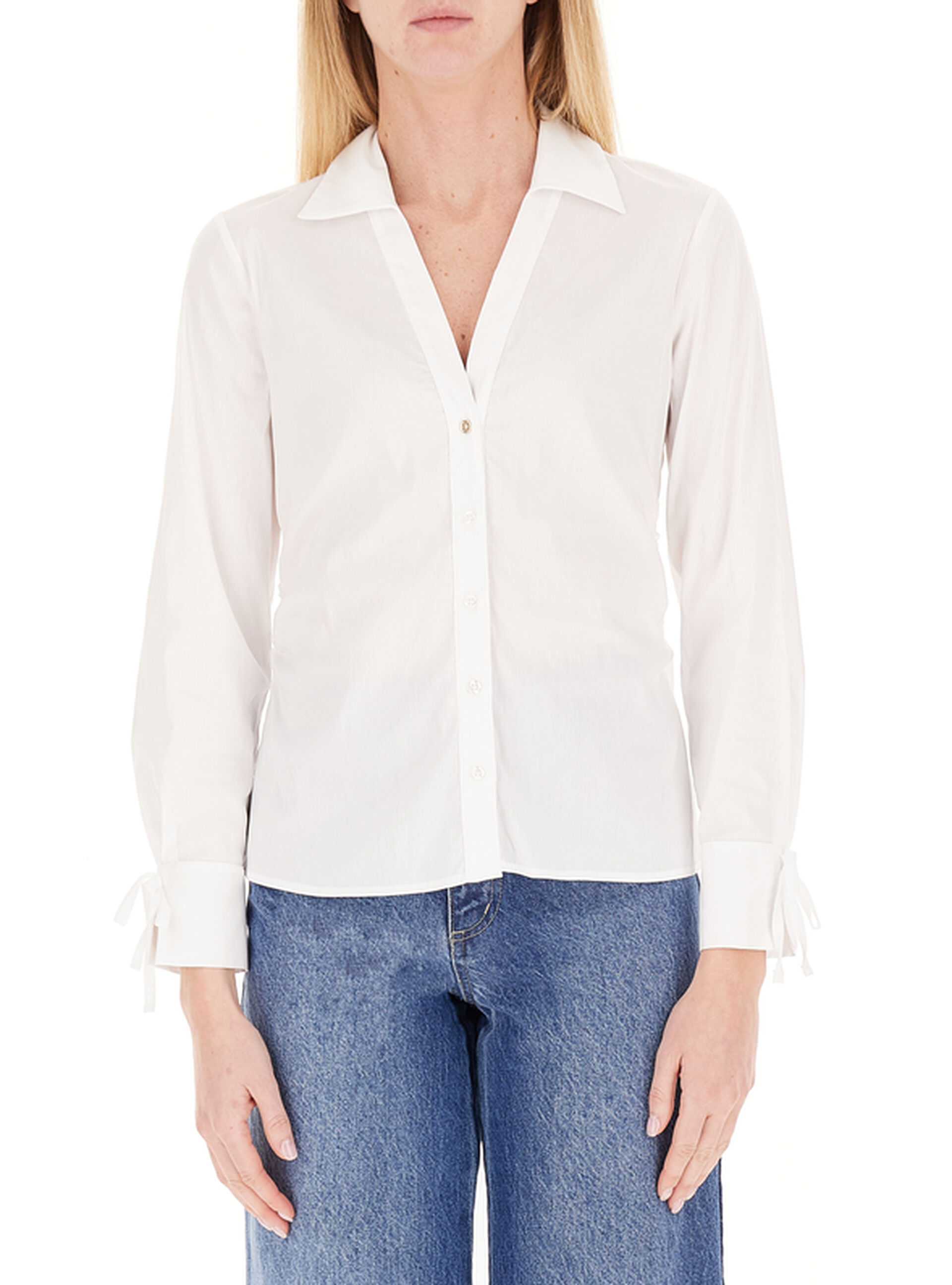 Camicia maniche lunghe BIANCO L