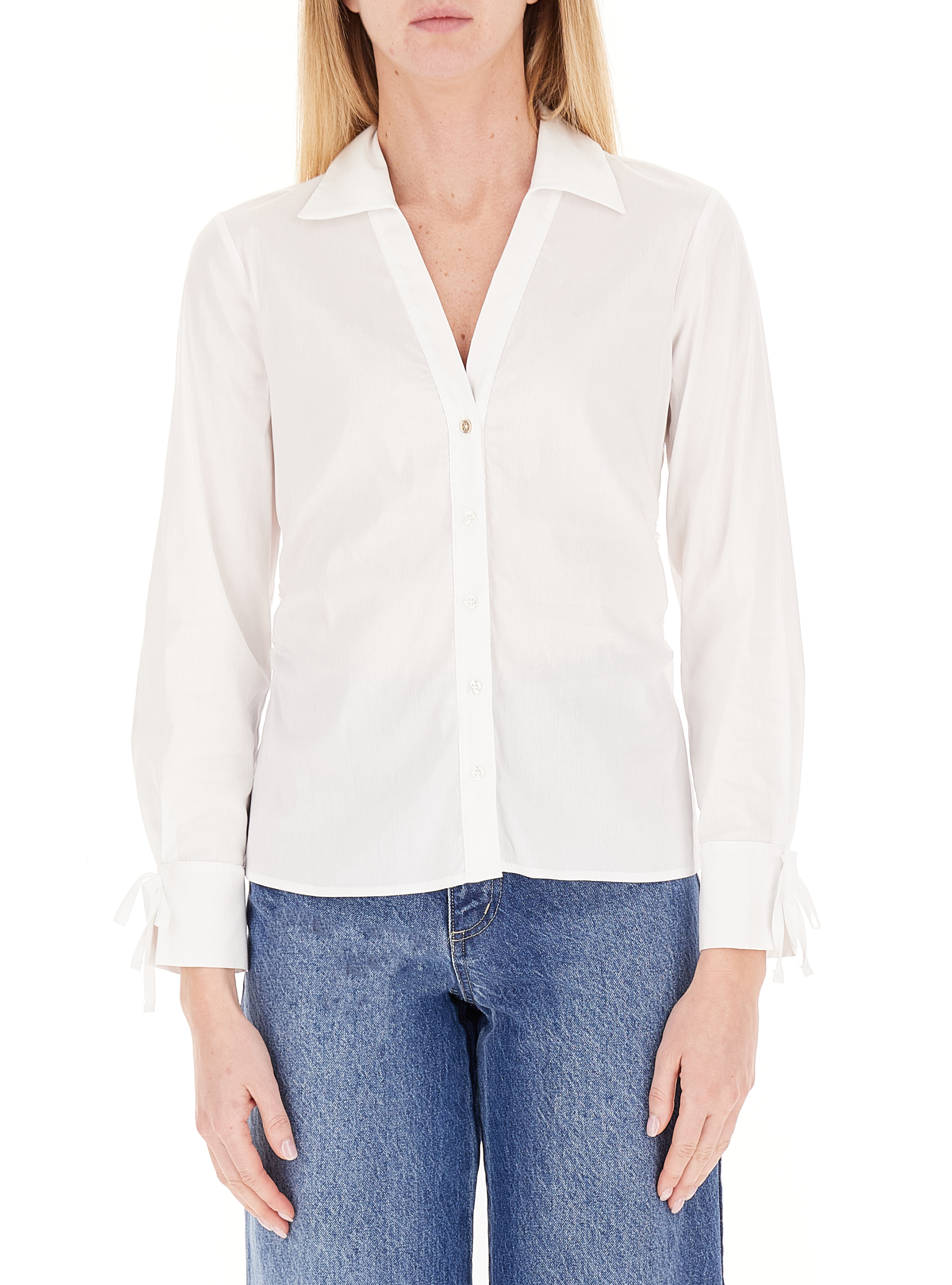 Camicia maniche lunghe BIANCO L