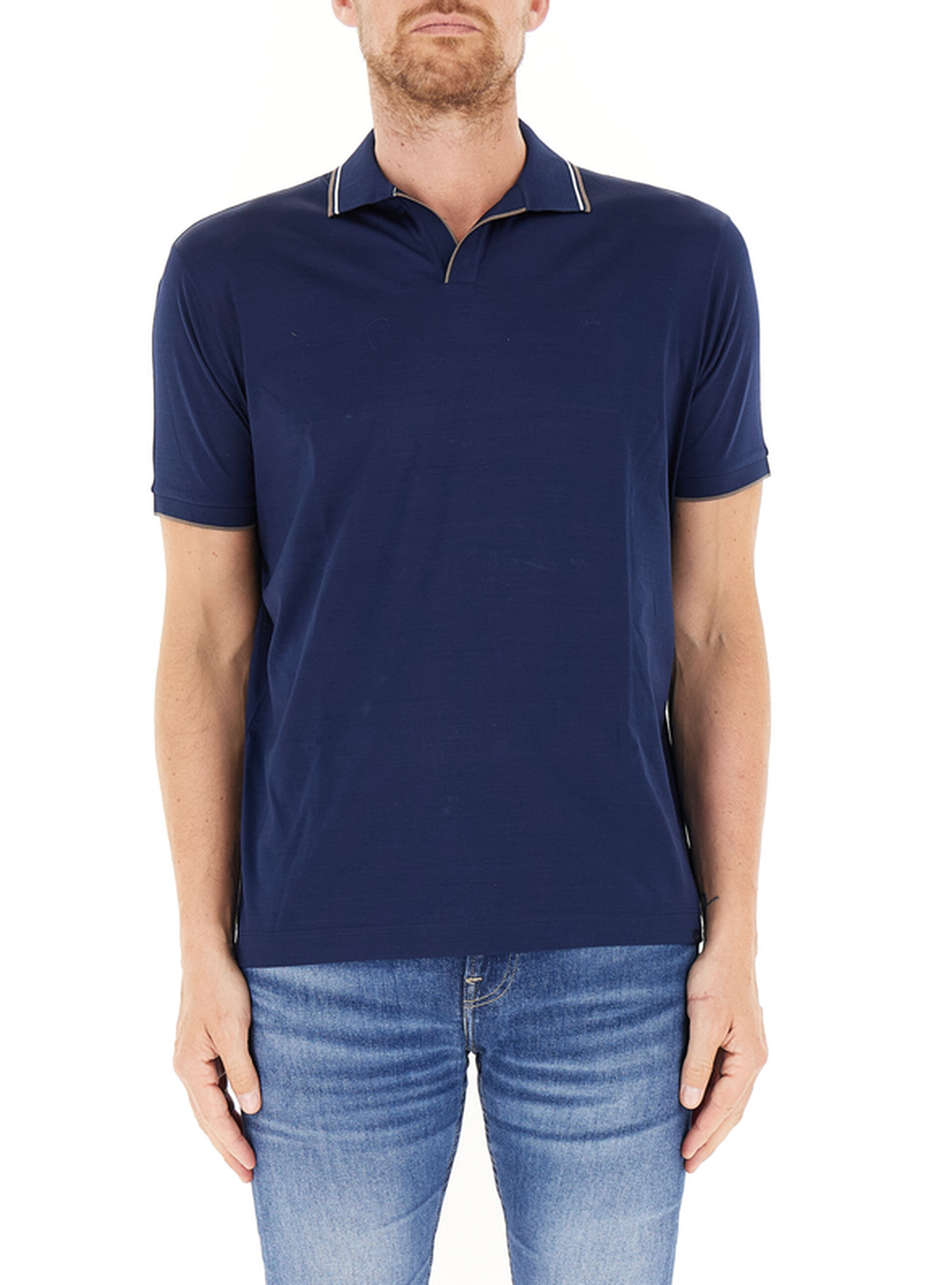 Polo maniche corte BLU SCURO