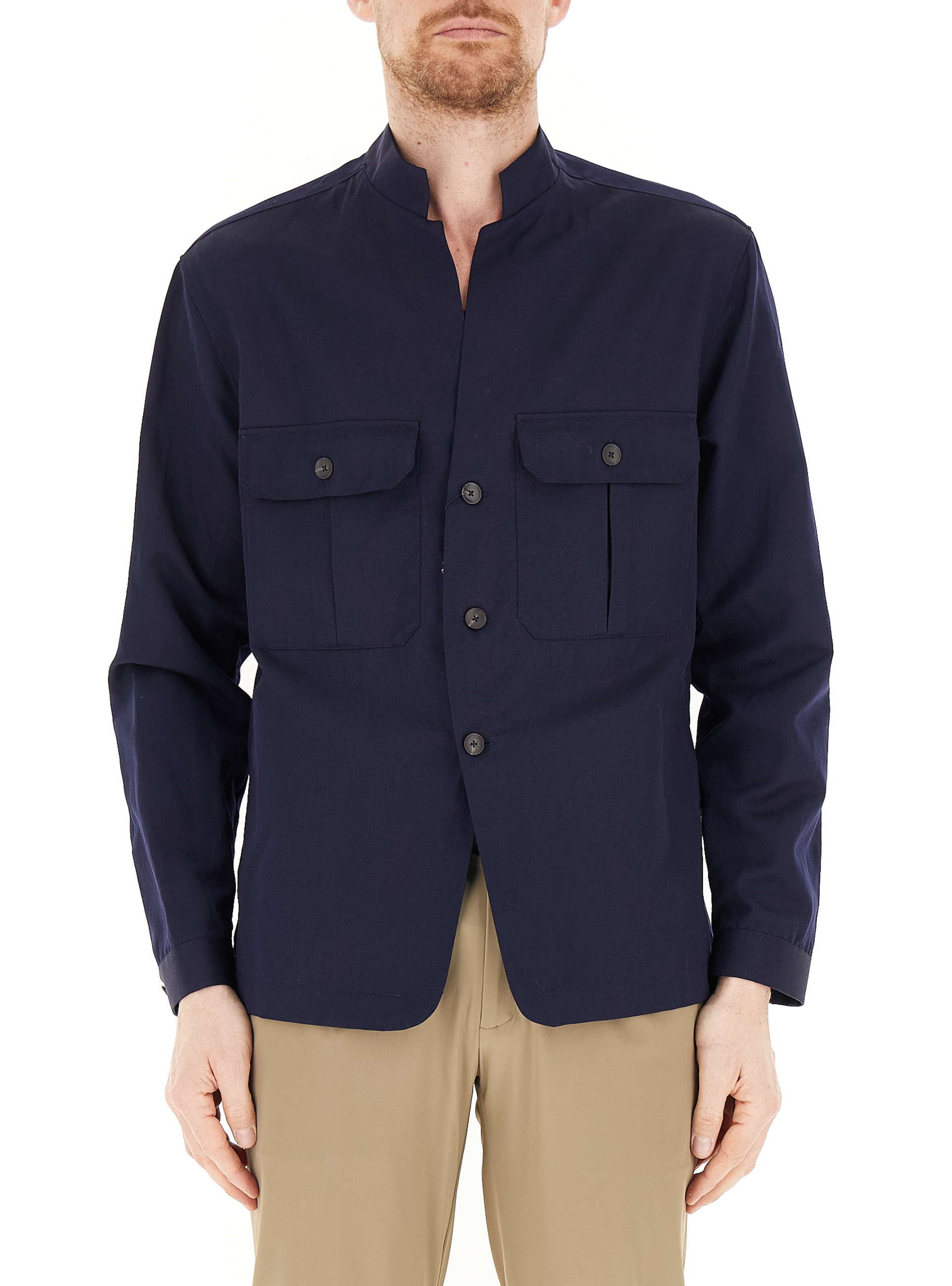 XACUS Giacca overshirt BLU NAVY M