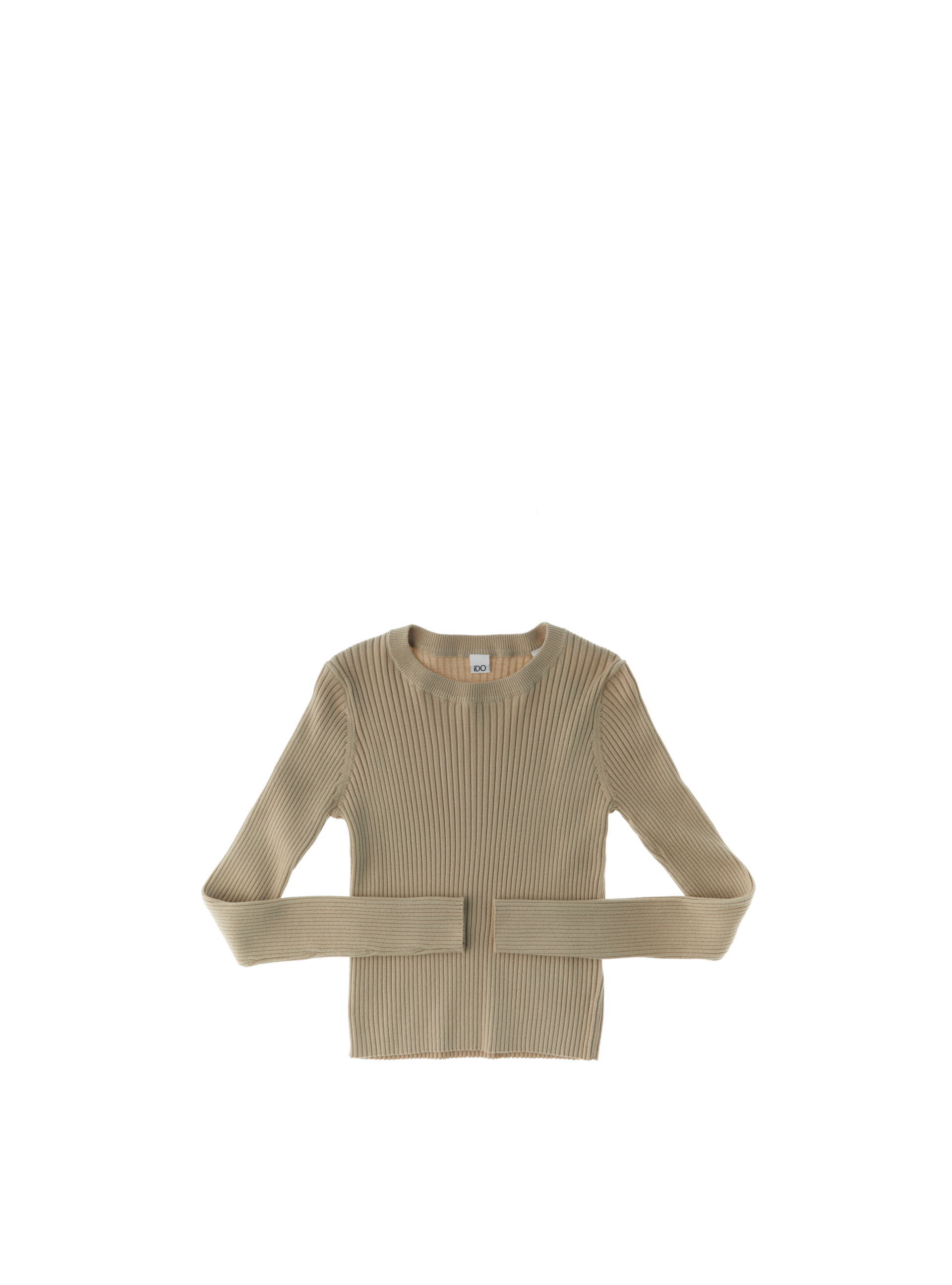 IDO Maglia a costine BEIGE