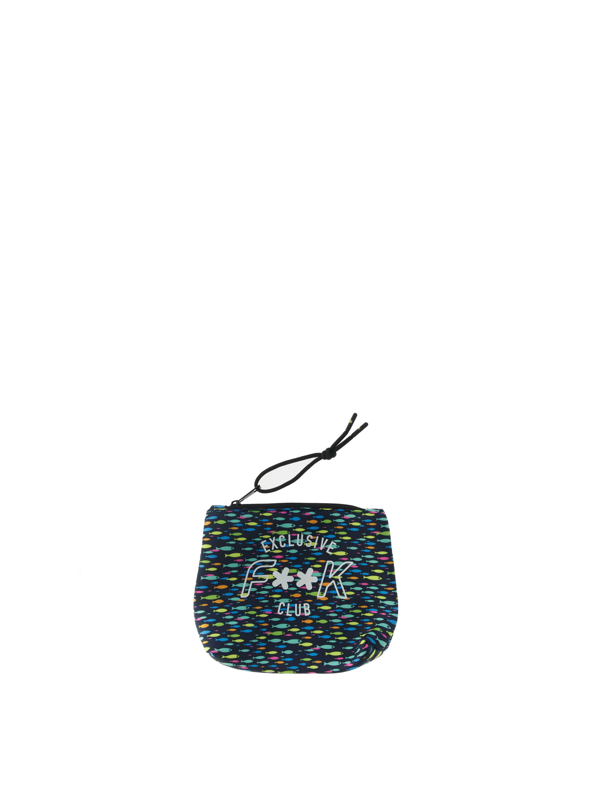 Pochette in scuba BLU NAVY UNICA