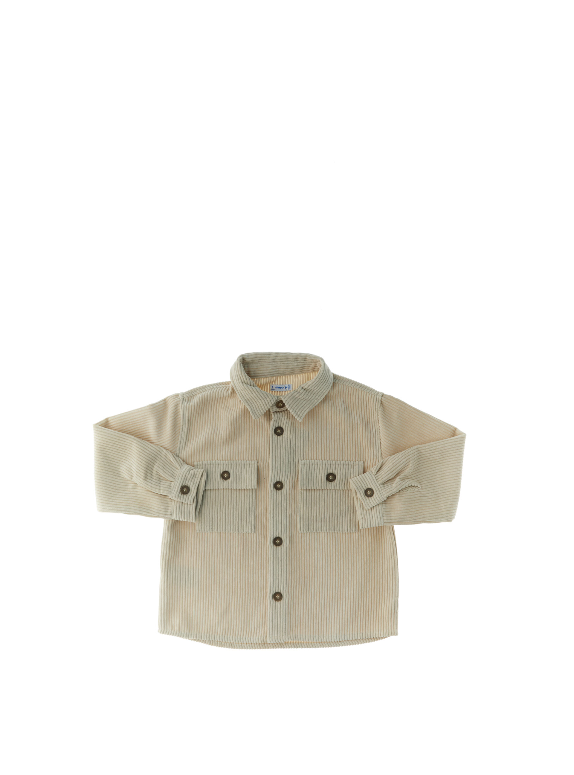 Camicia in velluto BEIGE 7A