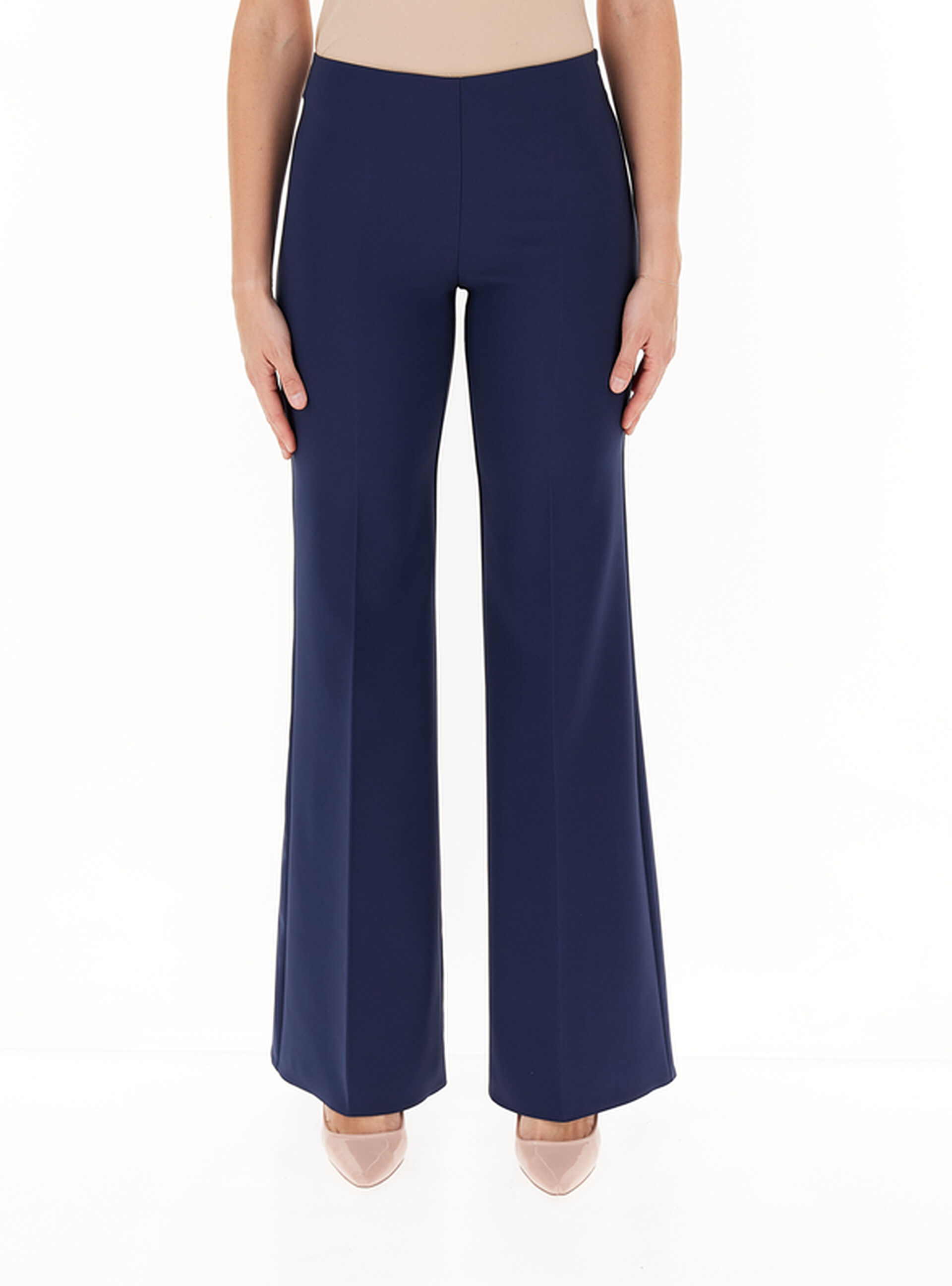 Pantalone flare BLU XS