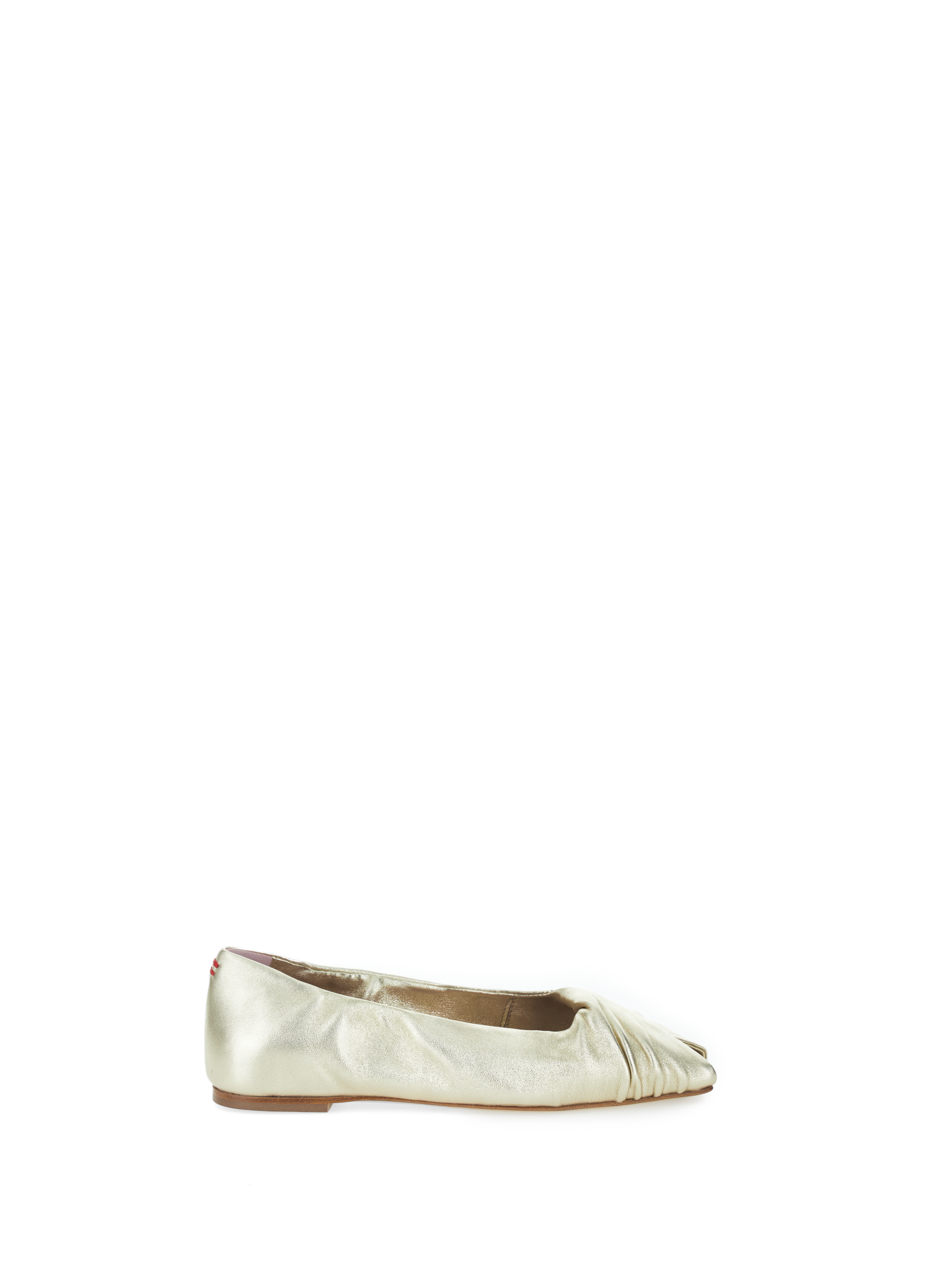 HALMANERA Ballerine in pelle ORO