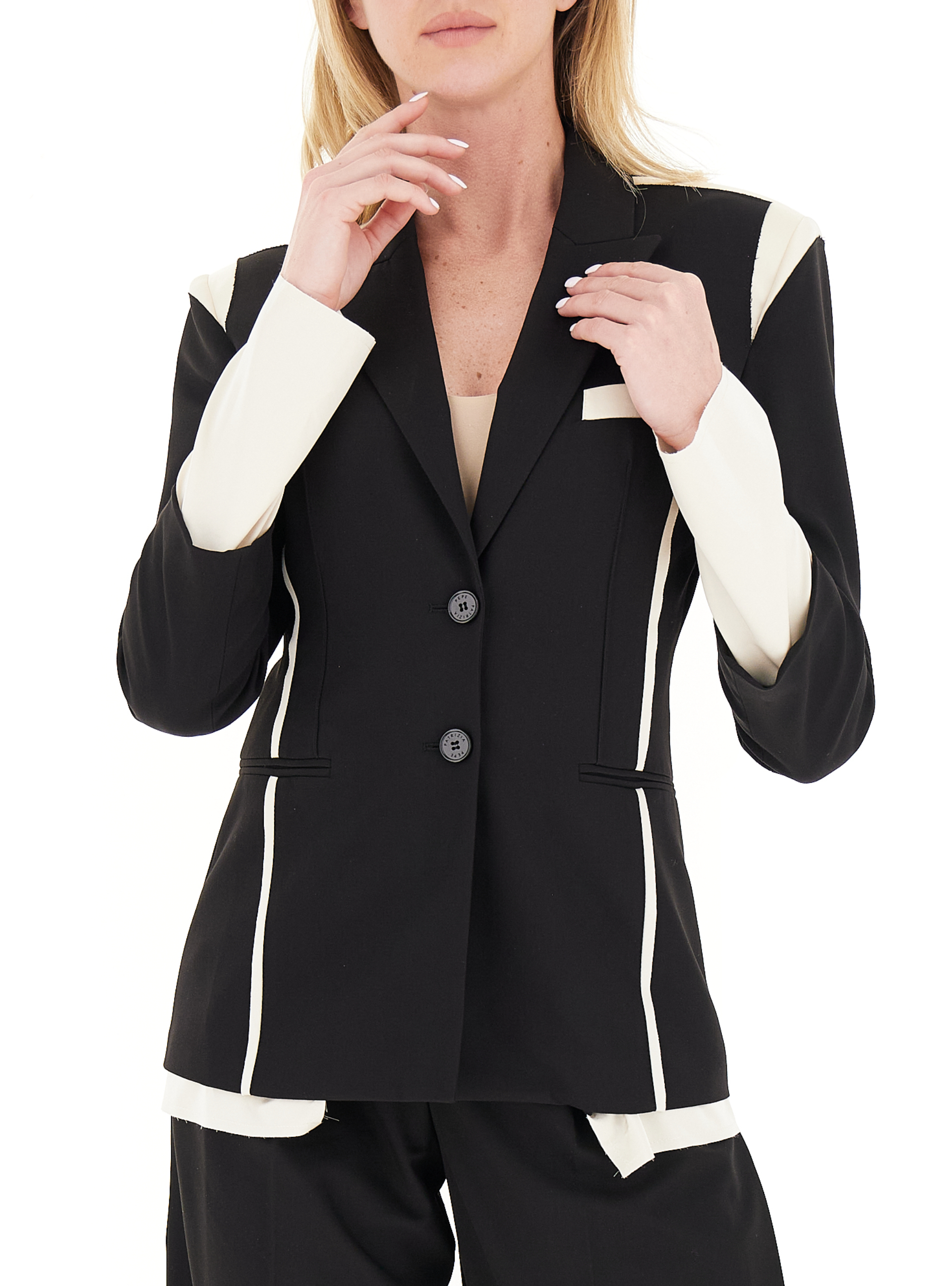 Blazer monopetto NERO