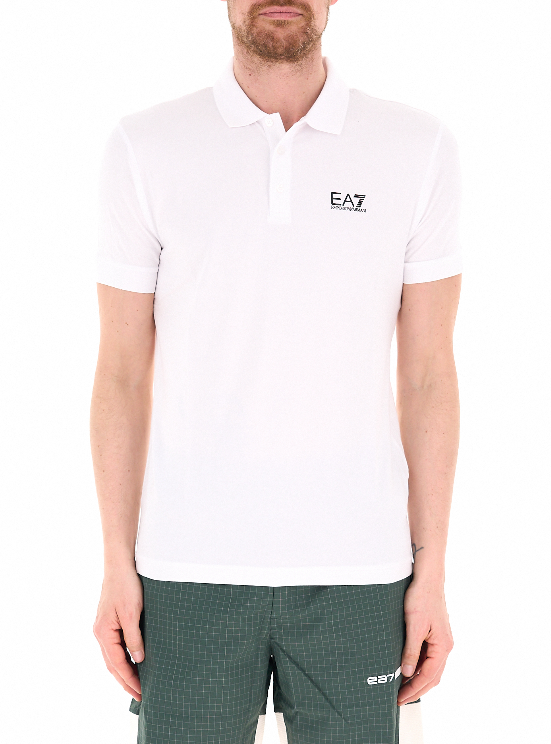 Polo in cotone EA7 EMPORIO ARMANI