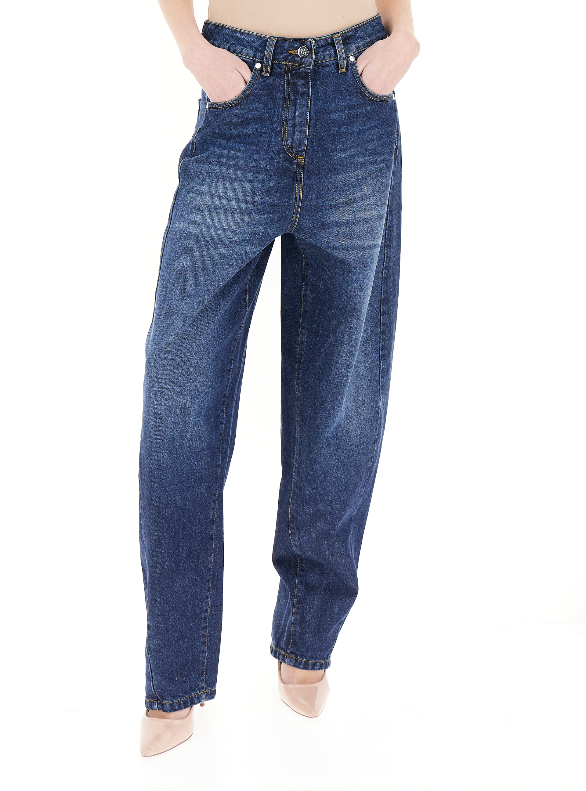 RINASCIMENTO Jeans balloon fit BLU