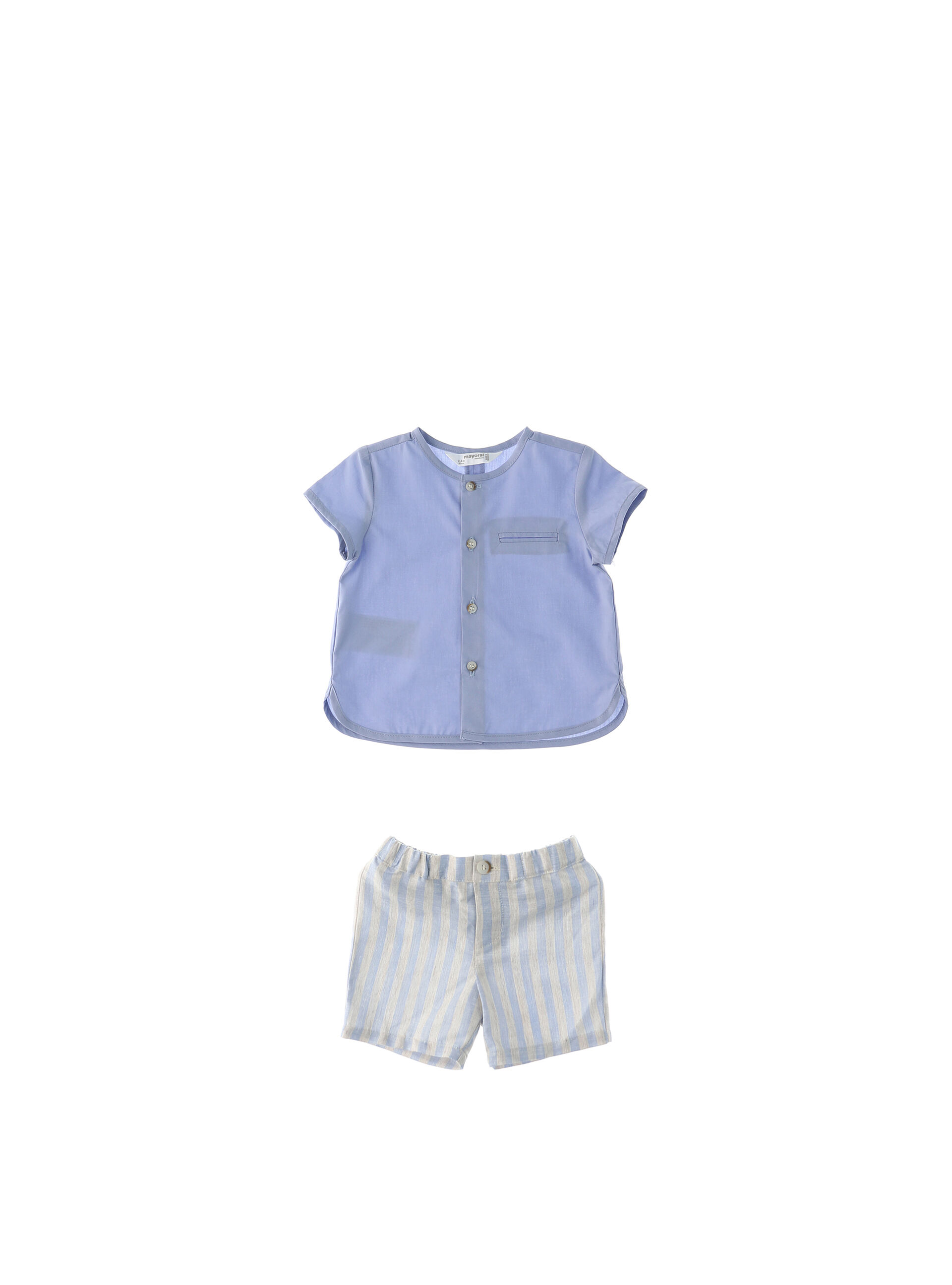 Completo con camicia AZZURRO 4-6