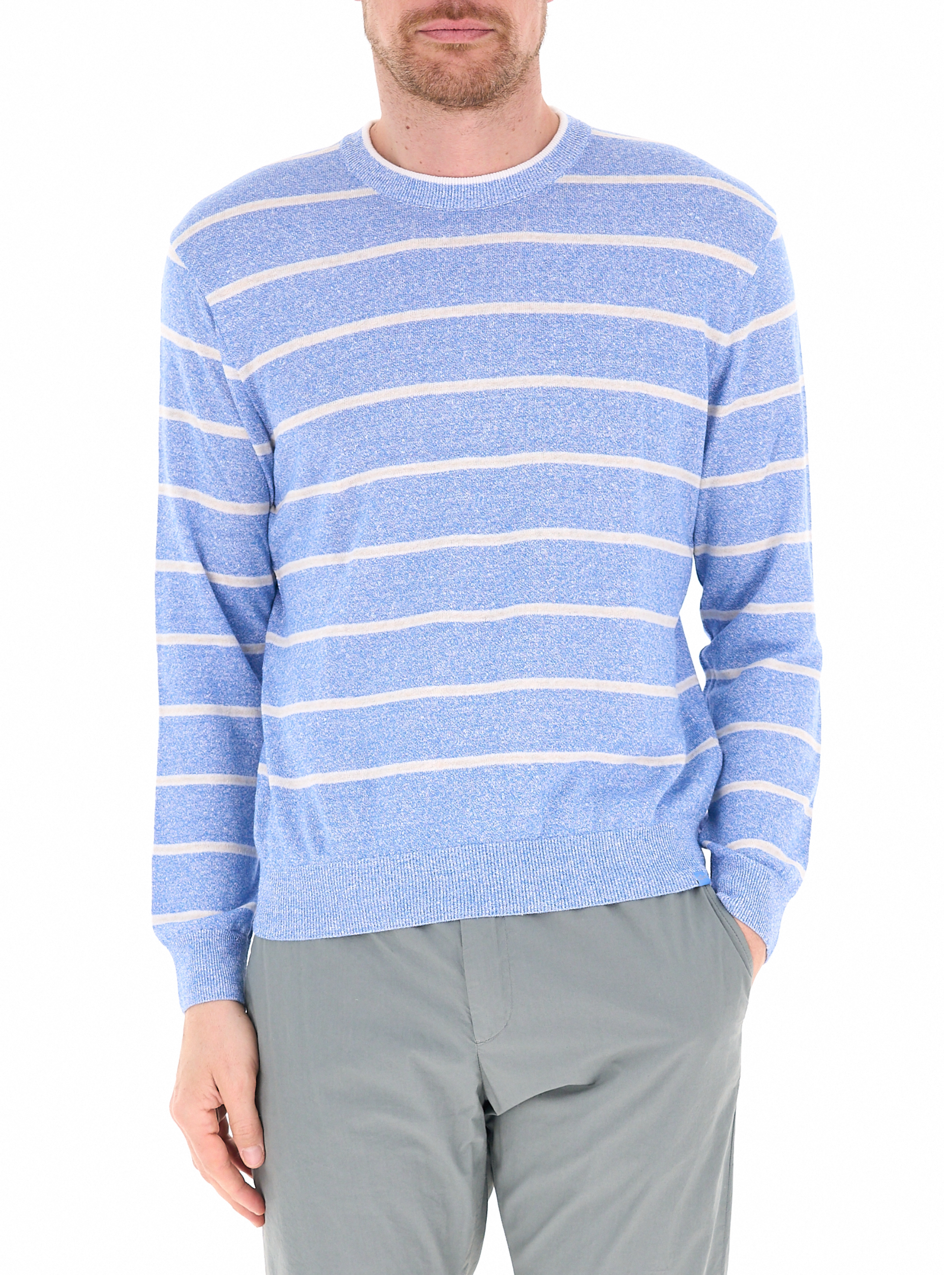 Maglione girocollo AZZURRO