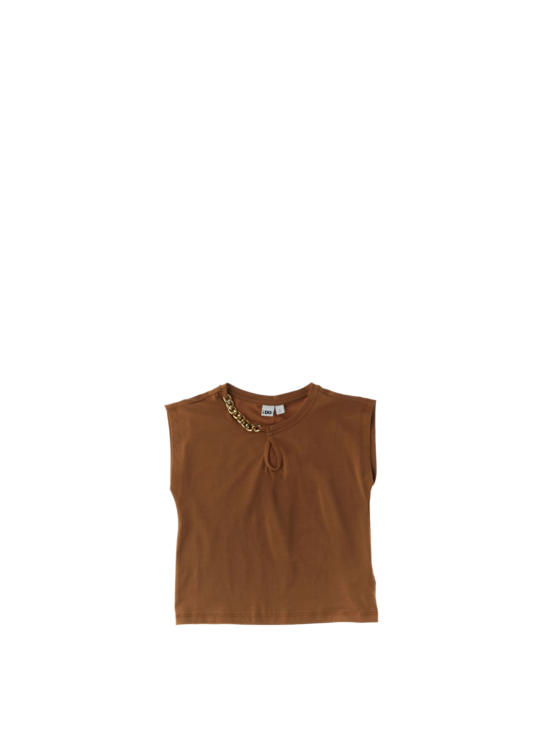 IDO T-shirt smanicata MARRONE
