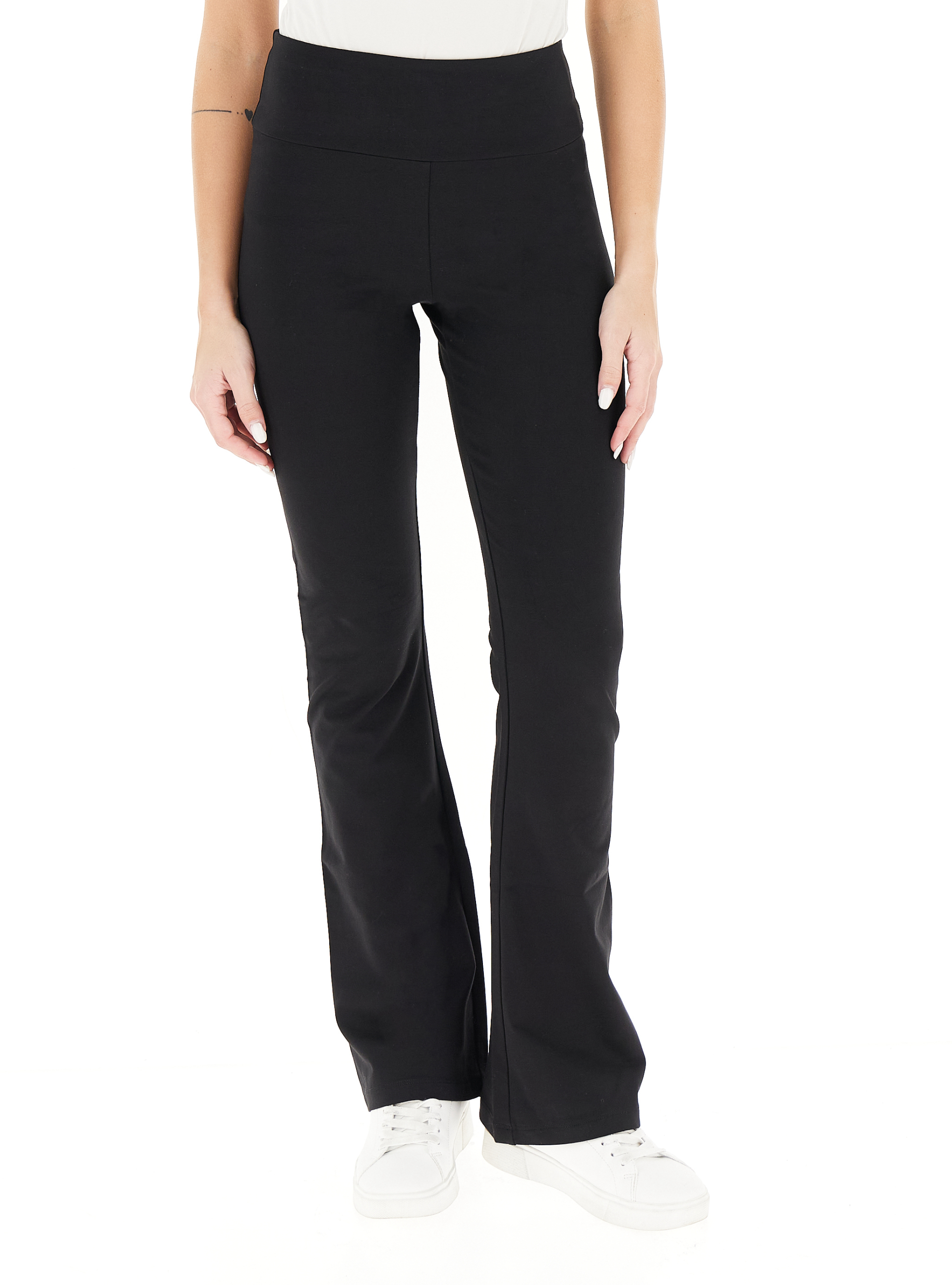 Leggings flare NERO
