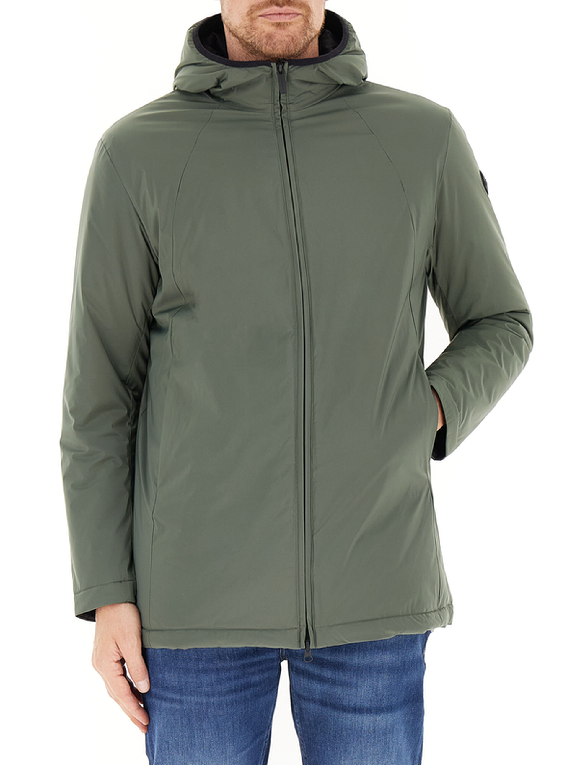 Parka con cappuccio ORIGINALS VERDE MILITARE 56