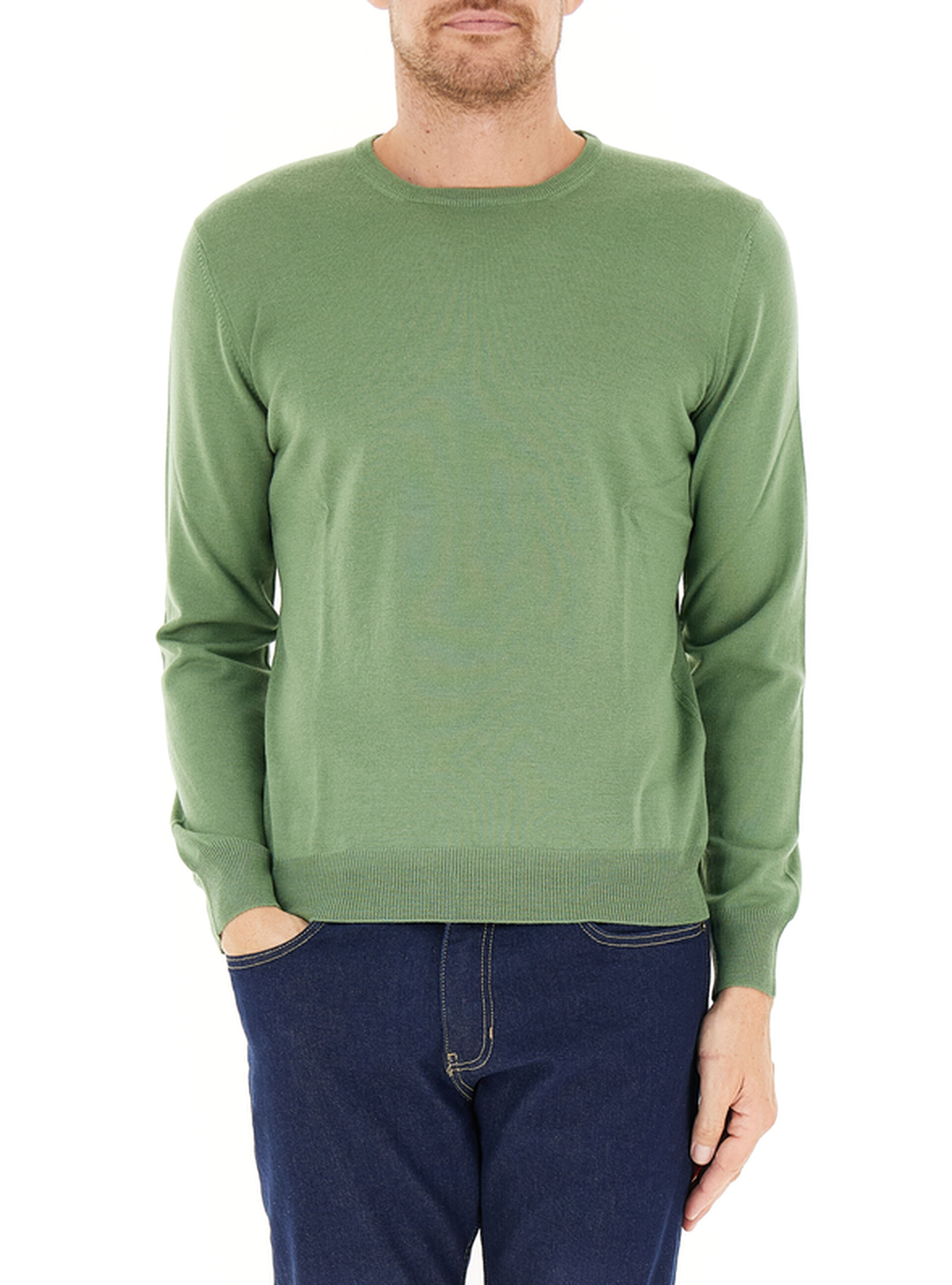 Maglia in lana VERDE CHIARO 56