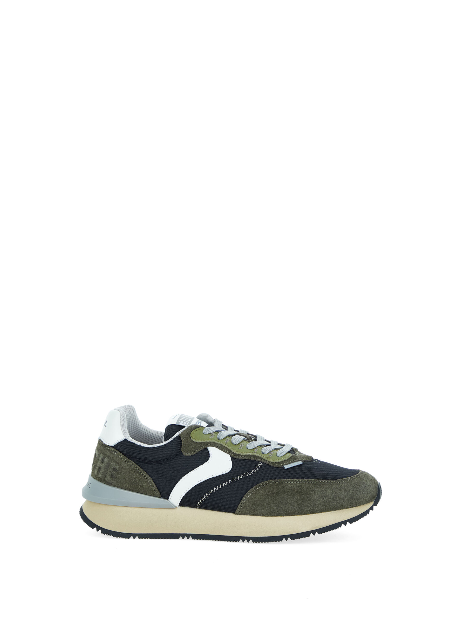 Sneakers con inserti VERDE MILITARE