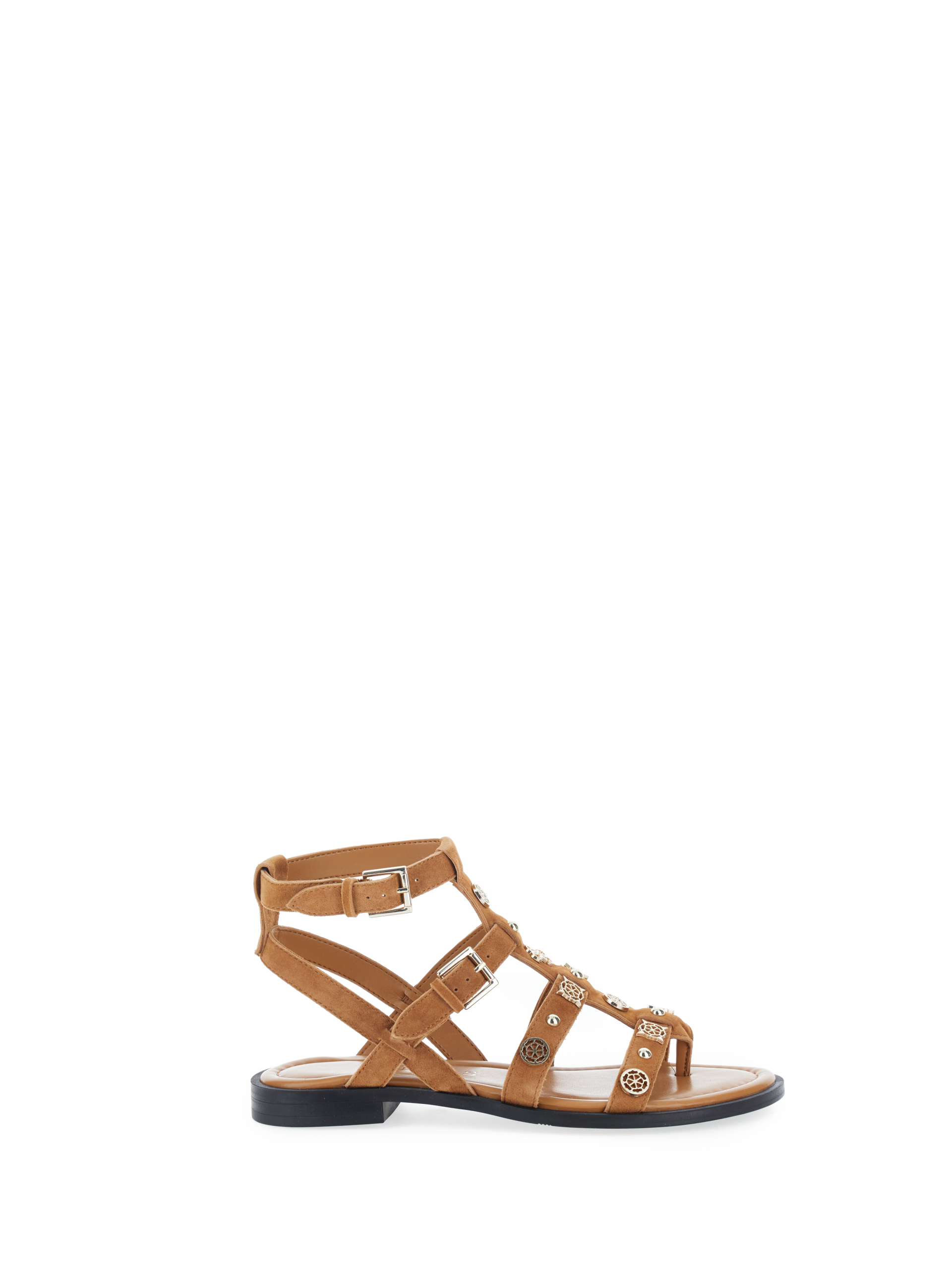 Sandali pelle scamosciata MARRONE CHIARO 36