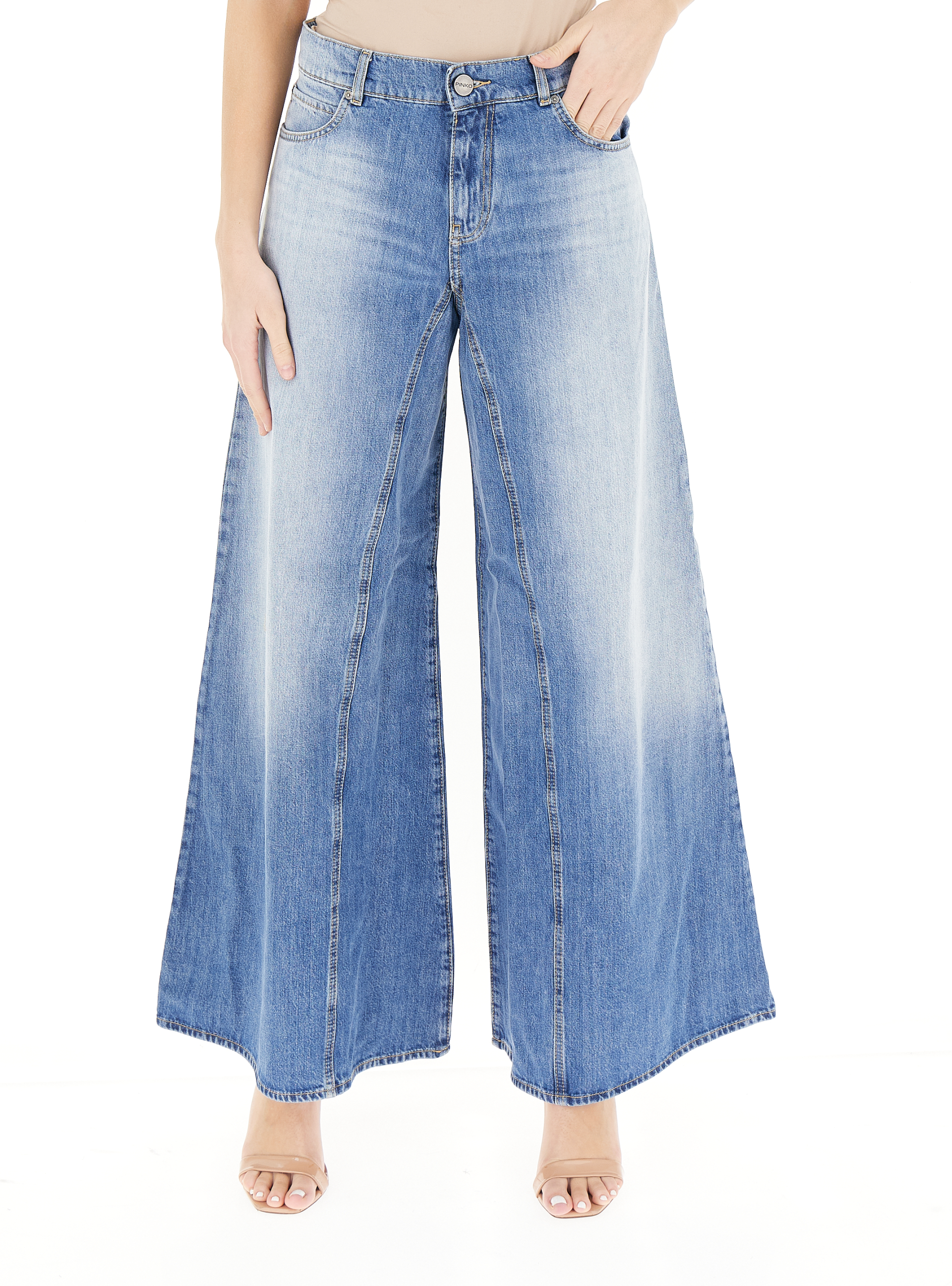 Pinko Jeans wide leg BLU