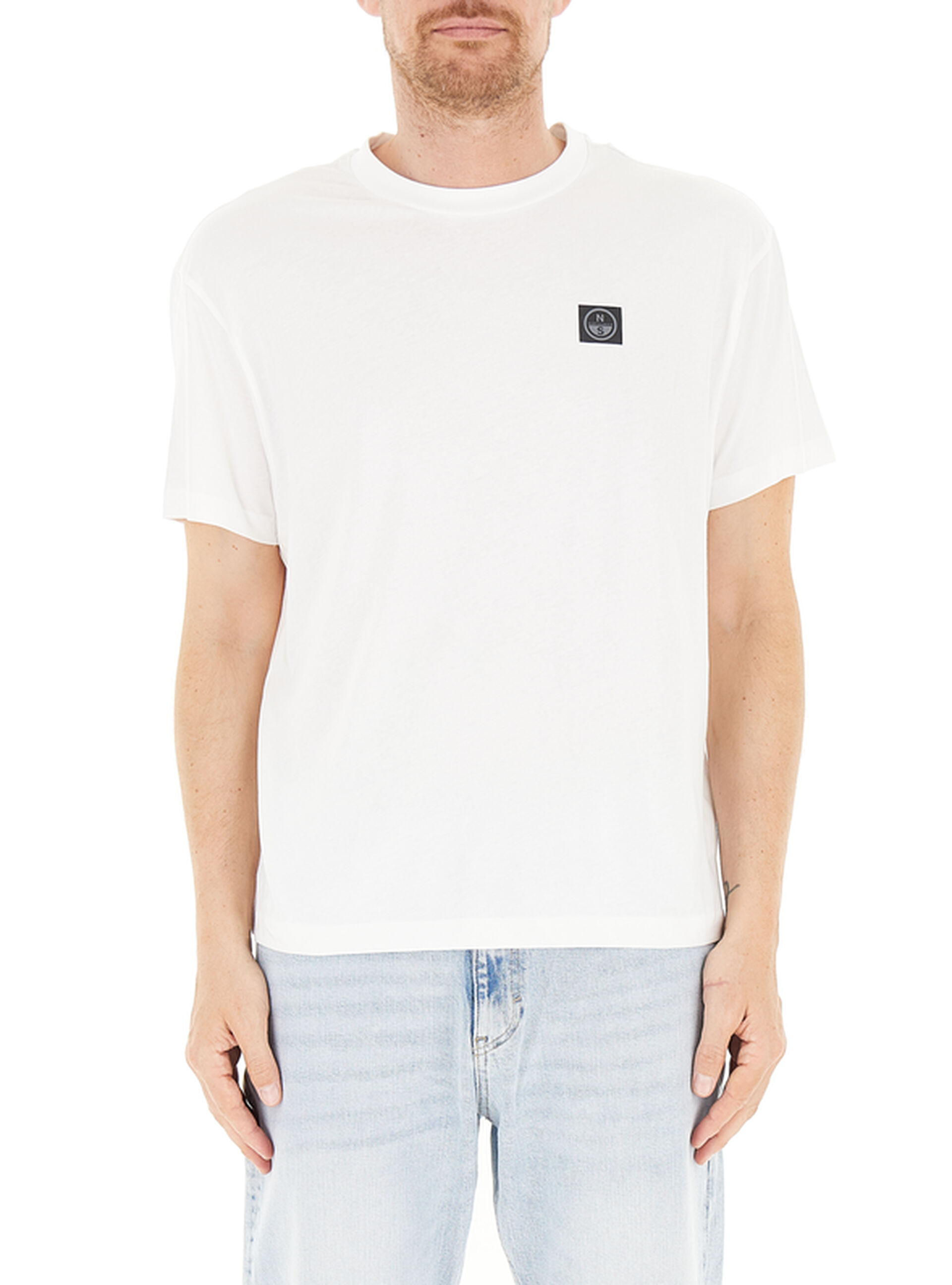 T-shirt girocollo BIANCO